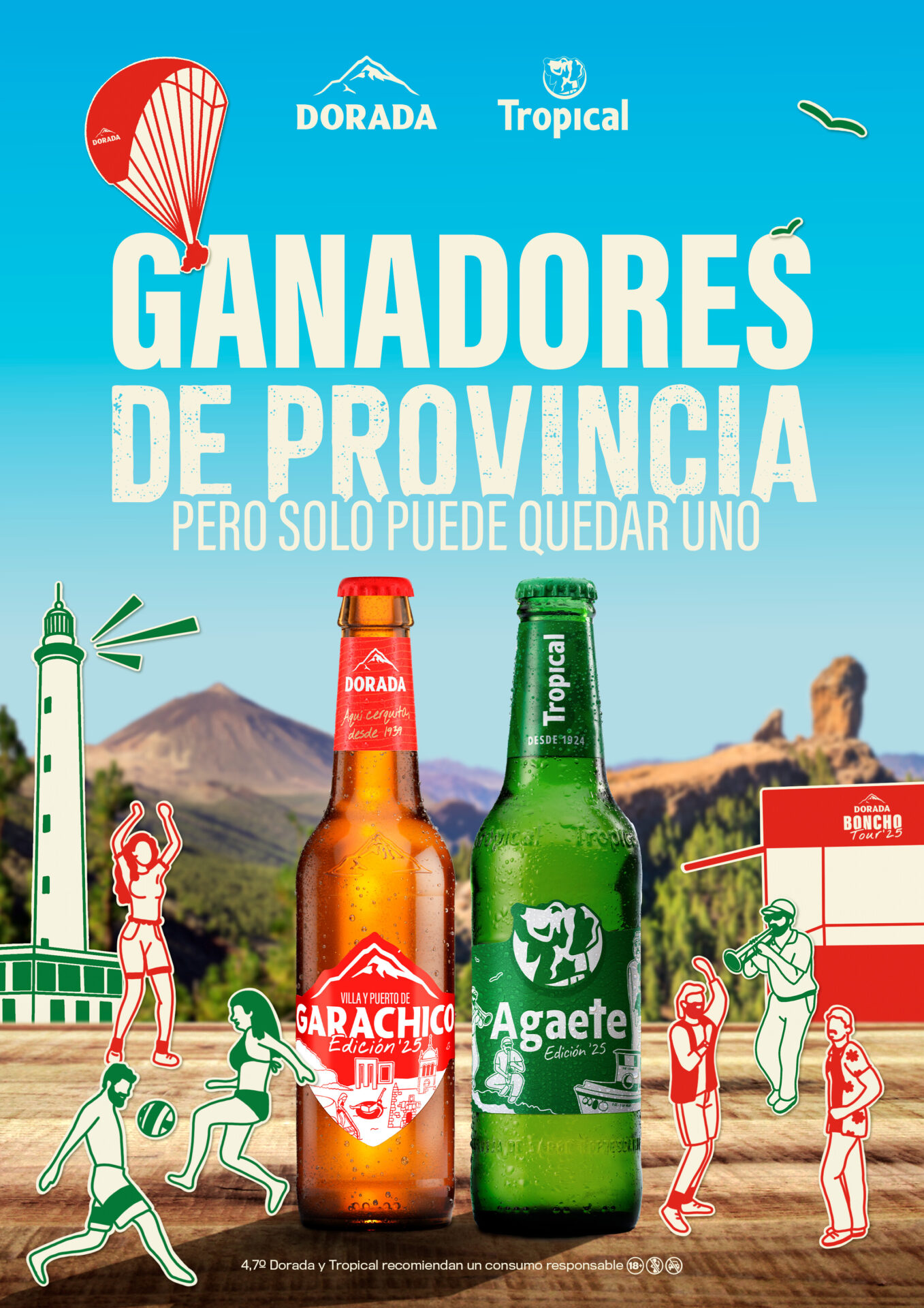 Garachico y Agaete, ganadores provinciales en la competición veraniega de Dorada y Tropical