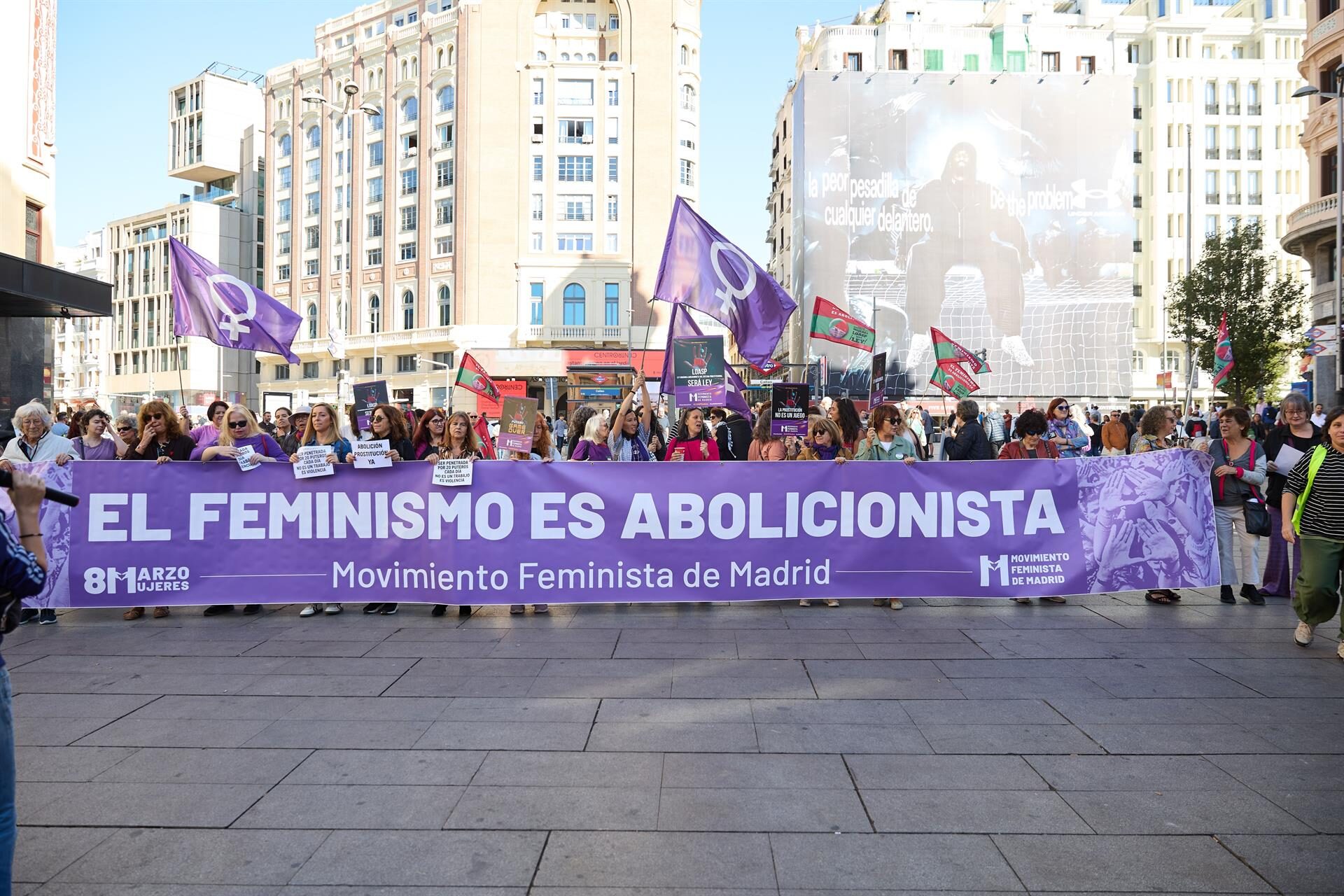 El Movimiento Feminista de Madrid avisa de un «otoño caliente» si no hay avances en la abolición de las prostitución