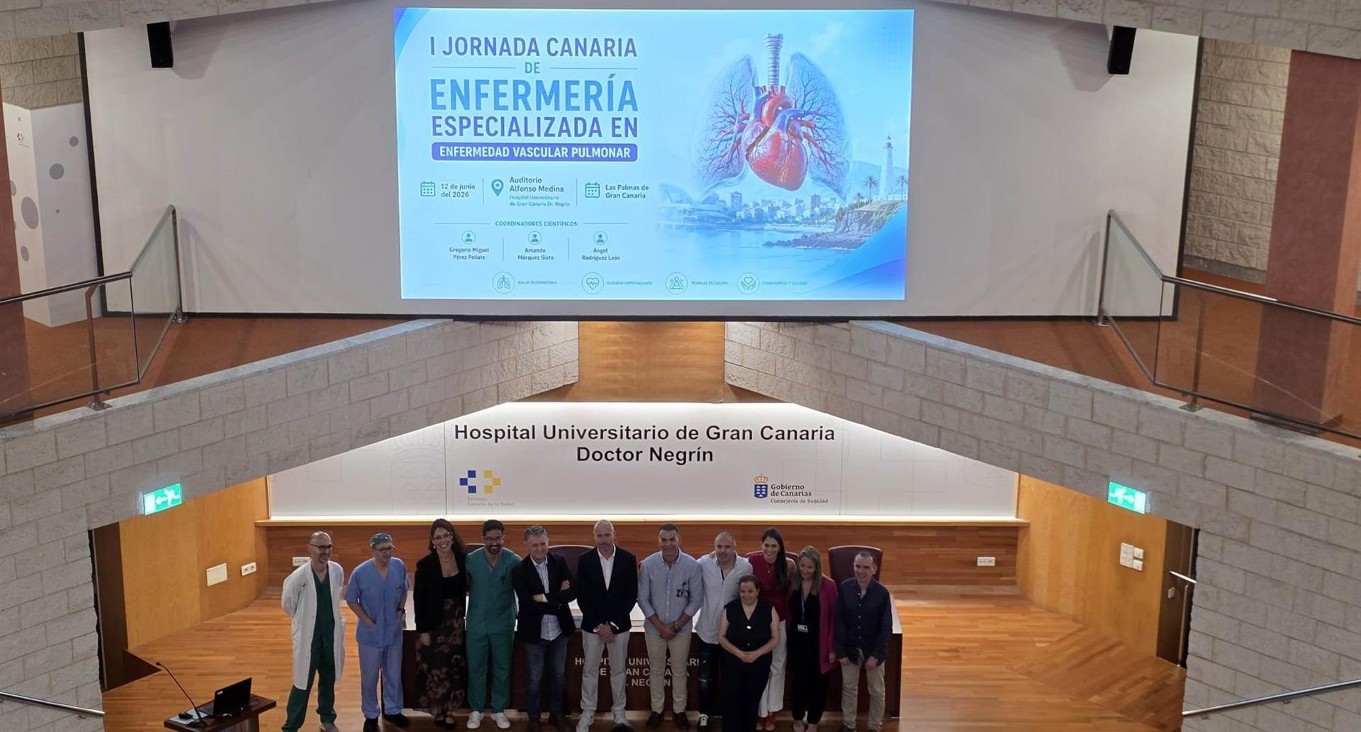 El Hospital Universitario de Gran Canaria Doctor Negrín analiza el abordaje de la hipertensión pulmonar