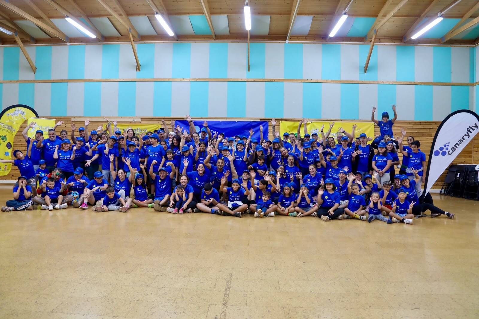 Canaryfly reúne a más de 30 familias en el segundo campamento solidario para menores con enfermedades complejas