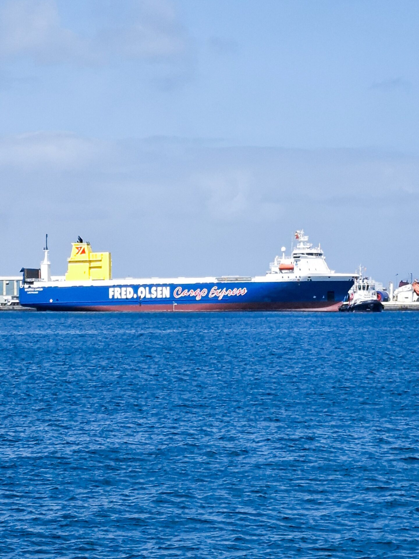 Fred. Olsen Express supera un millón de toneladas de mercancías transportadas en dos años en su servicio de carga