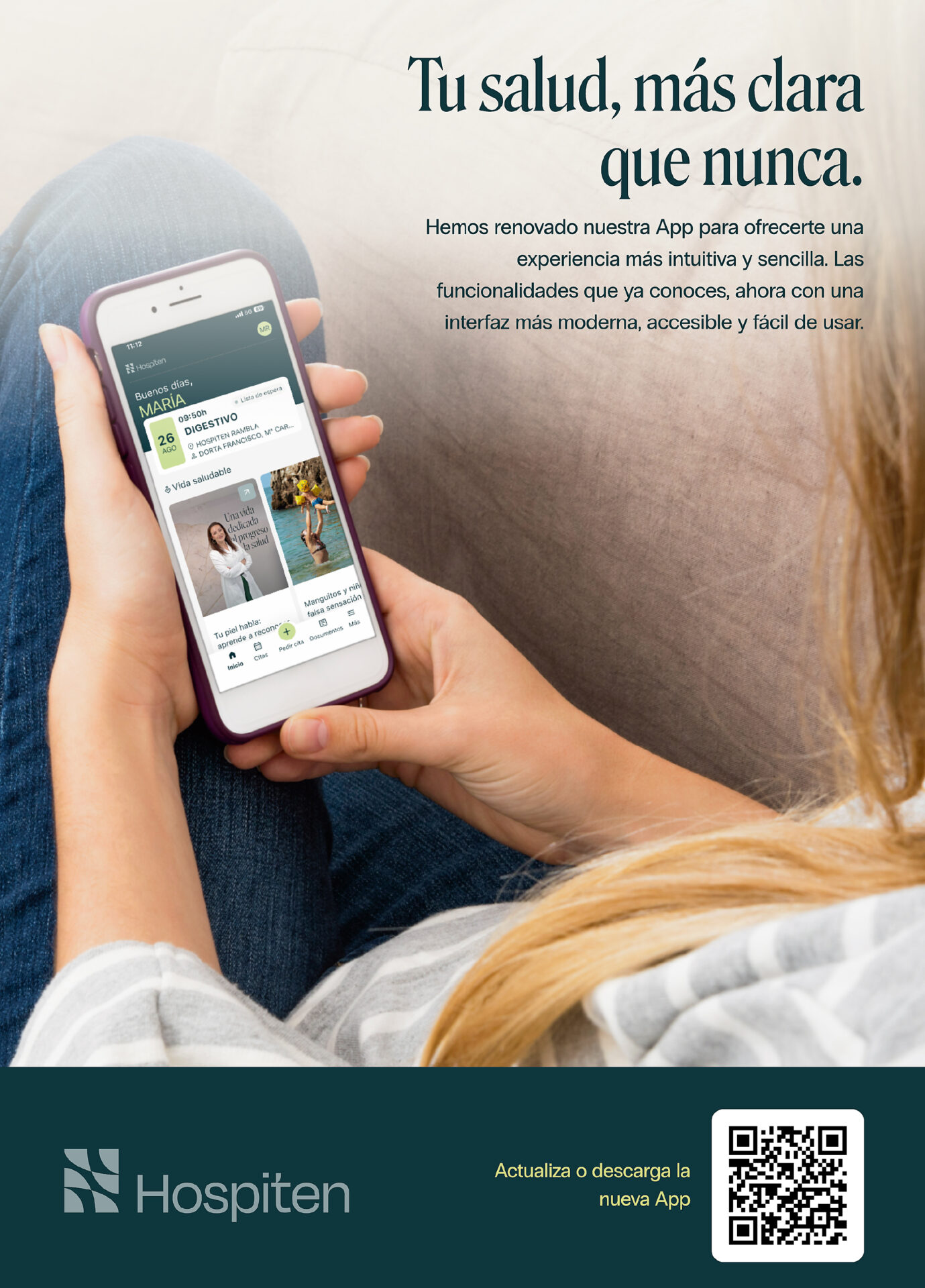 Hospiten lanza su nueva app ofreciendo una experiencia más intuitiva y accesible