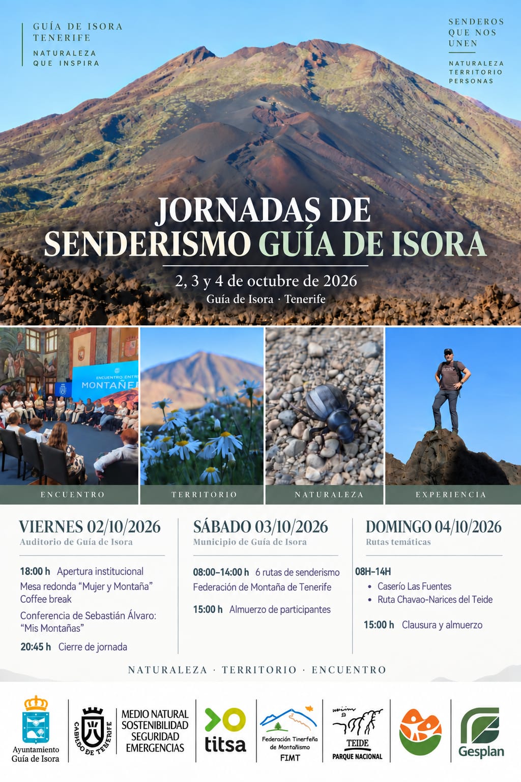 Guía de Isora acoge las Jornadas de Senderismo con más de seis rutas por la montaña para reconectar con el patrimonio natural