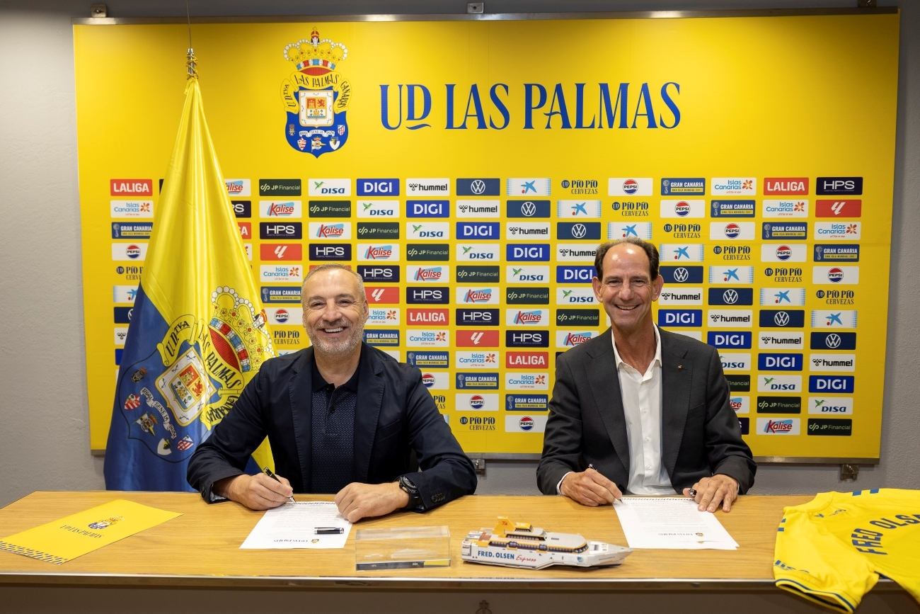 Fred. Olsen Express y Unión Deportiva Las Palmas hacen equipo esta temporada