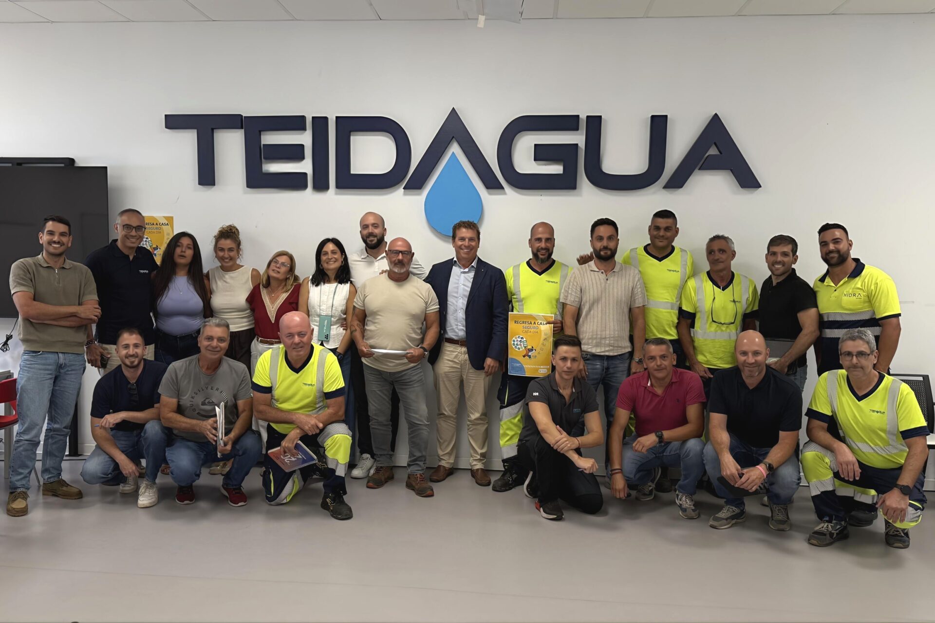 Teidagua refuerza su compromiso con la prevención durante la Semana Internacional de la Seguridad y Salud Laboral