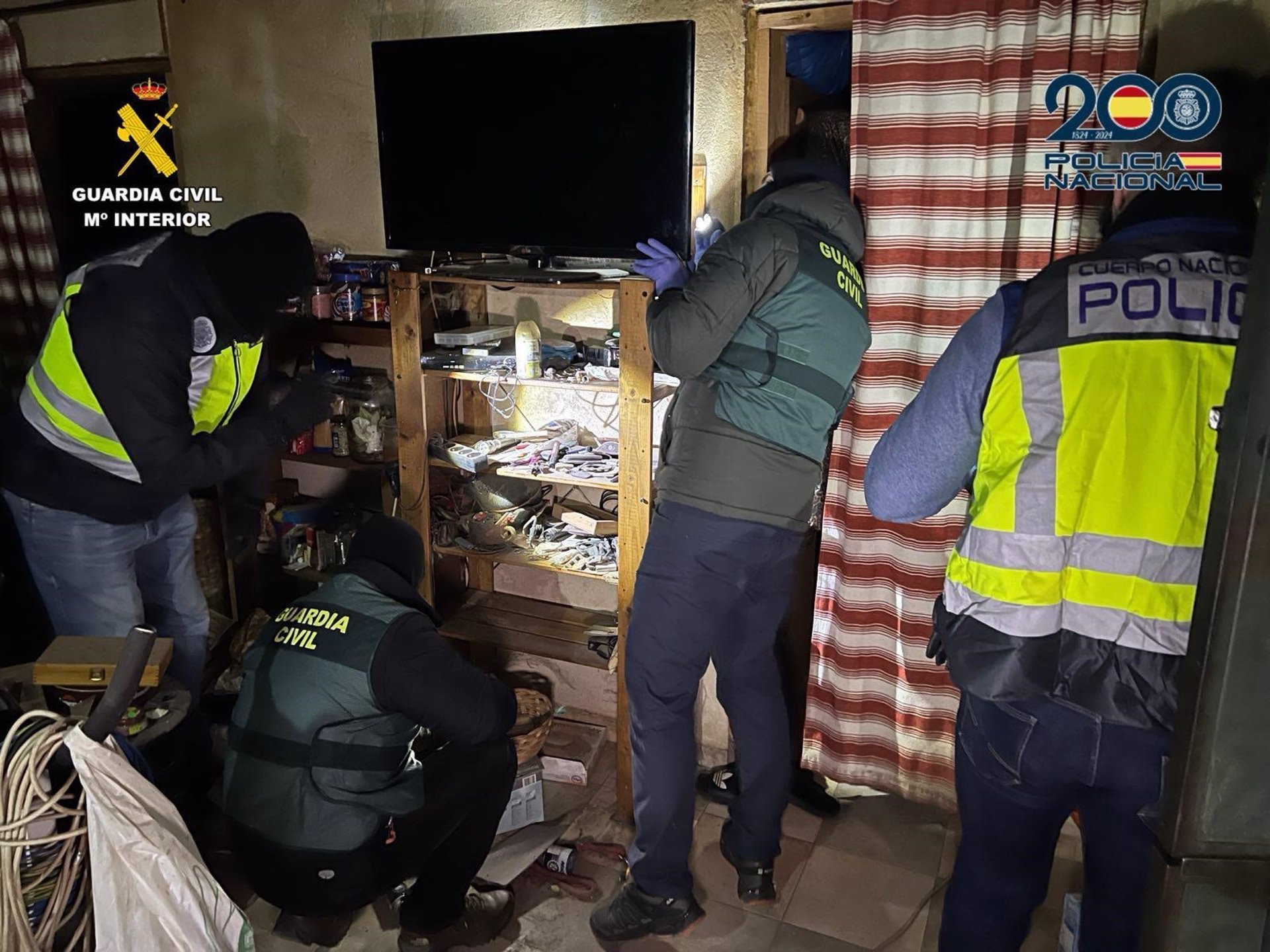Dieciocho detenidos tras caer red dedicada a transportar droga desde Málaga hasta países europeos