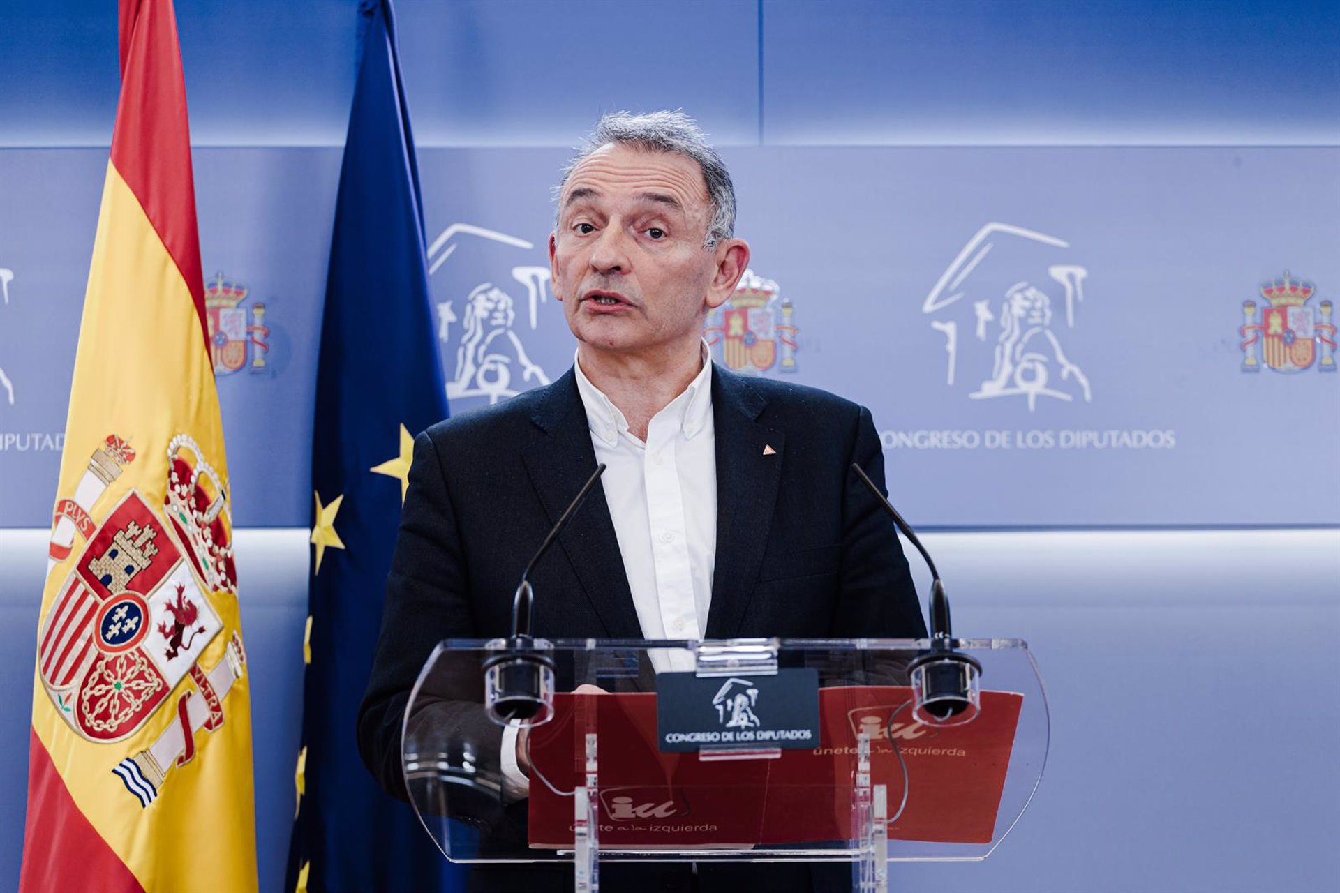 IU rechaza elevar el gasto militar y augura que será la postura que Sumar traslade a Sánchez: «No viene a cuento»