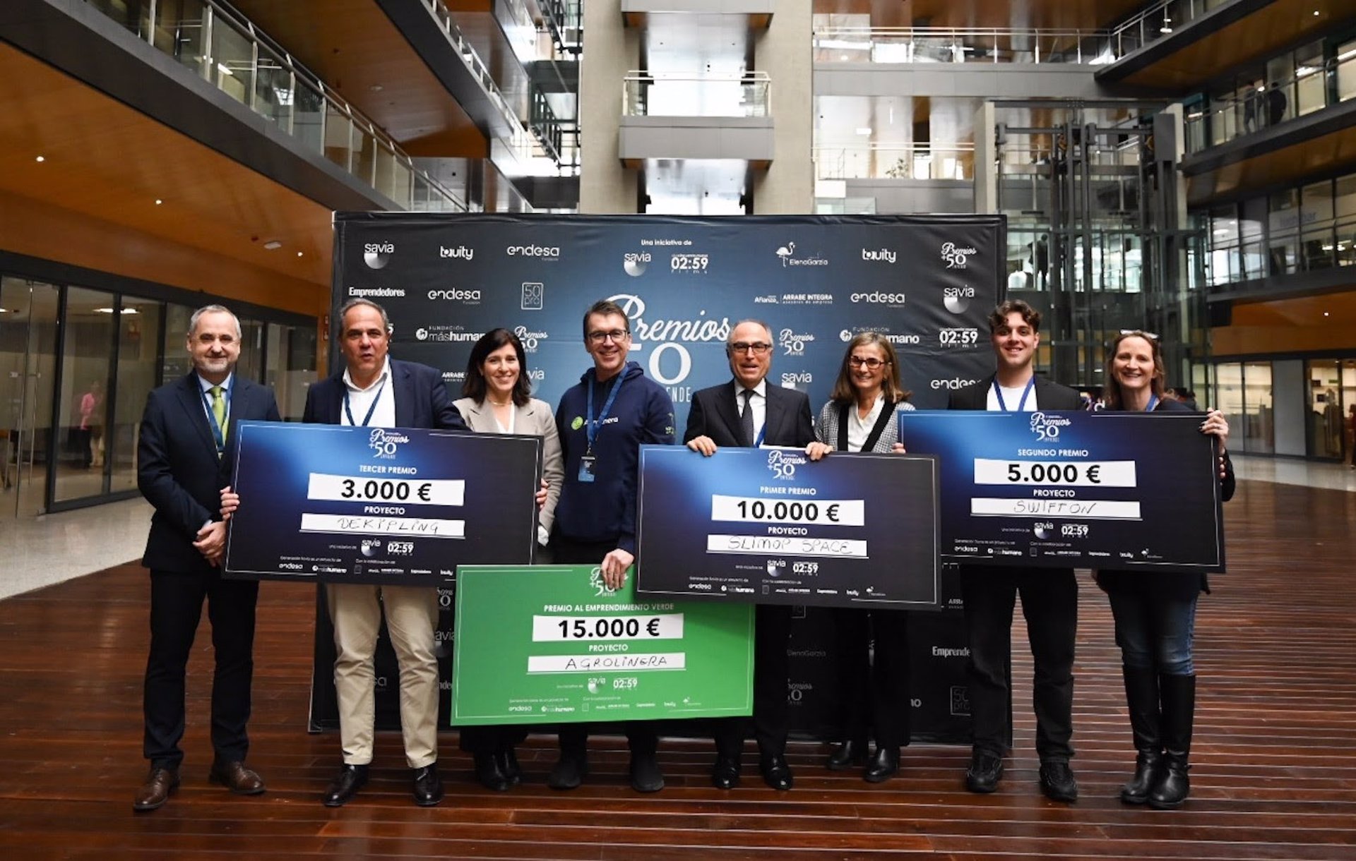 El proyecto de telescopios Slimop Space gana la IV edición de los Premios +50 Emprende