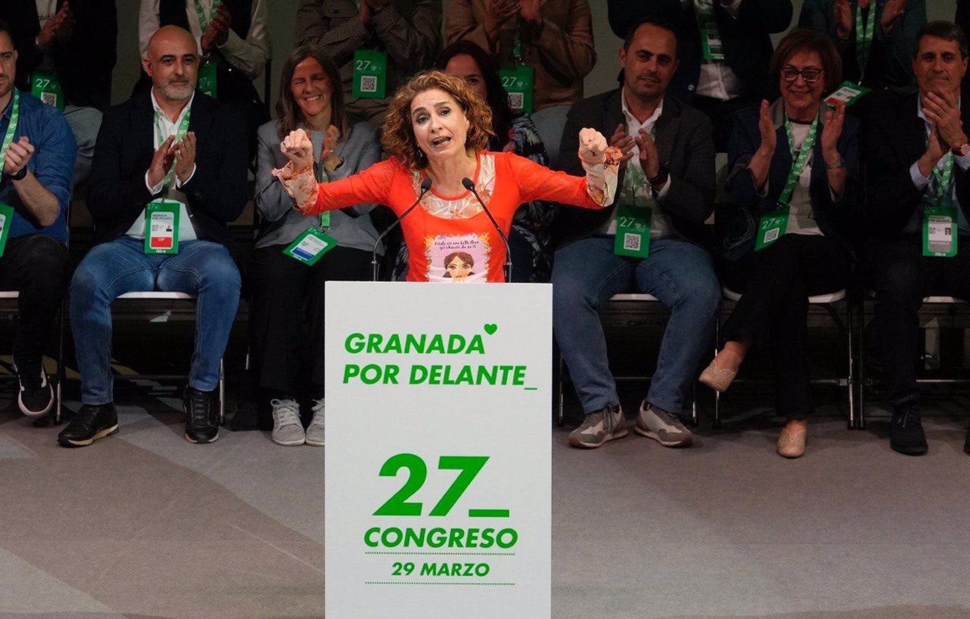 Montero afirma que el PP y Moreno tienen «motivos para estar nerviosos» en Andalucía y advierte, «vengo a ganar»