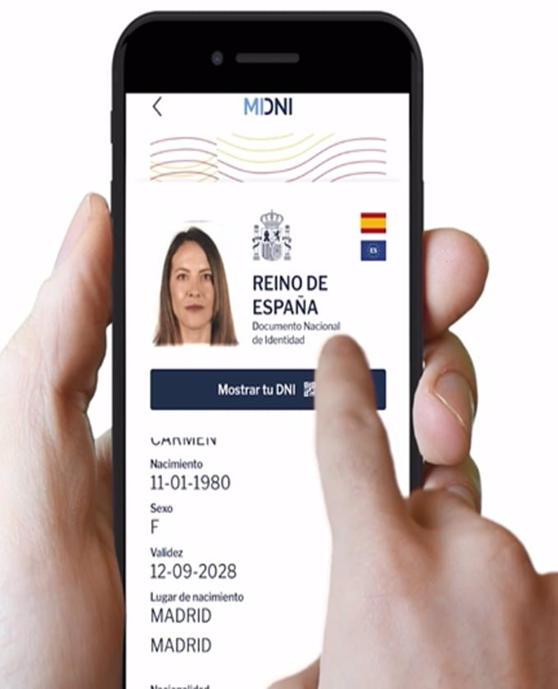 El nuevo DNI digital permitirá la acreditación presencial en un hotel, alquilar un coche o asistir a un concierto
