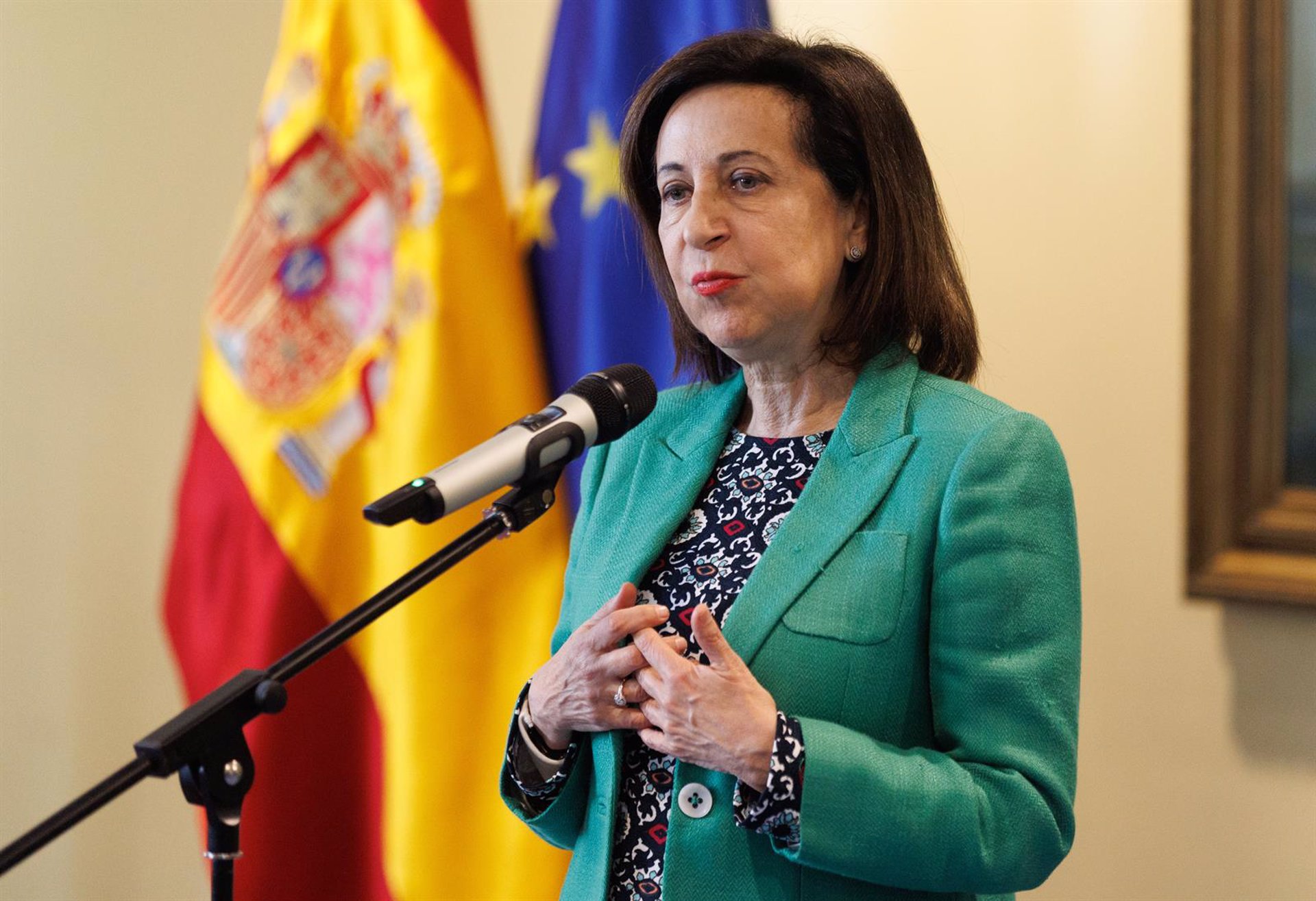 Robles avanza que España llegará al 2% en gasto militar «muy anticipadamente» a 2029