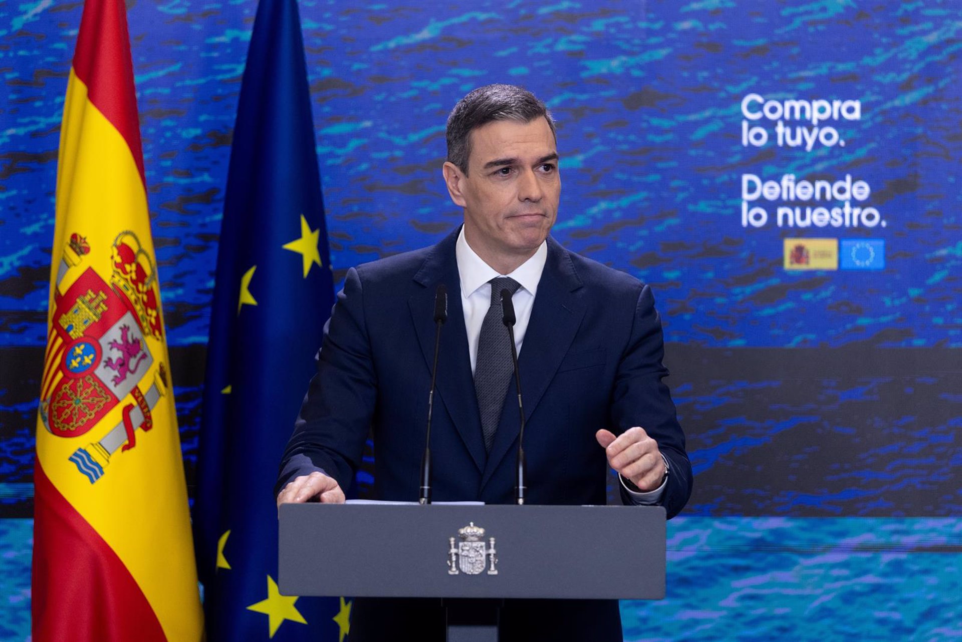 Sánchez no ve «inteligente» el ataque «unilateral» arancelario de Trump y «contrario a la verdad» en lo relativo a la UE