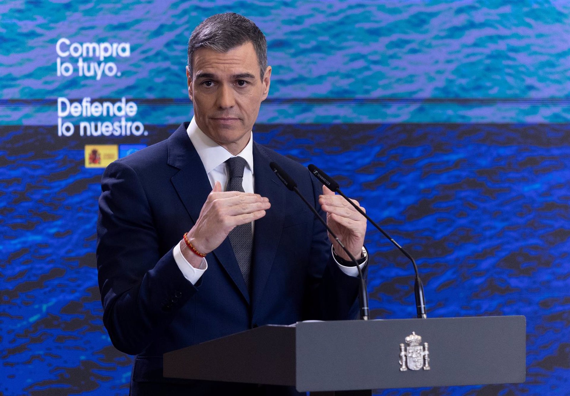Sánchez pide apoyo a socios y oposición y evitar el «cálculo político» ante la amenaza arancelaria de Trump
