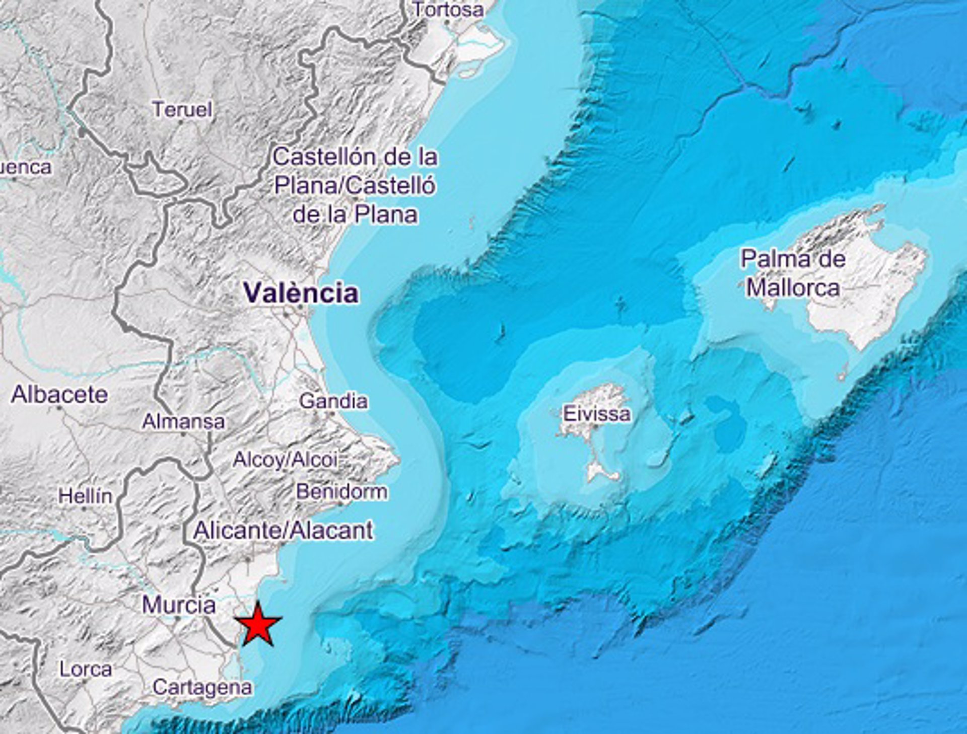 Torrevieja registra un terremoto de magnitud 2,8