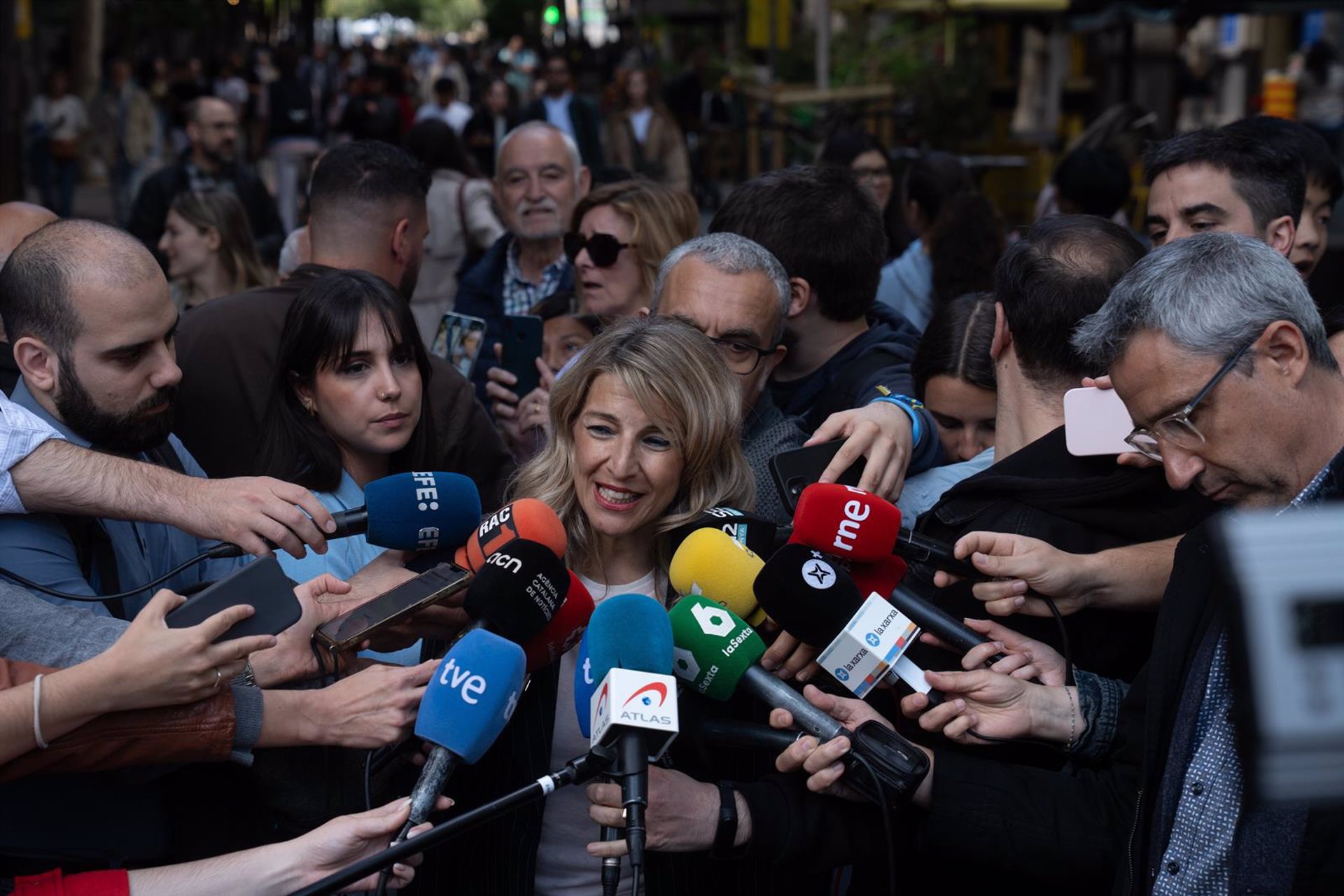 Yolanda Díaz pide a Marlaska una «rectificación inmediata» en la compra de balas a Israel