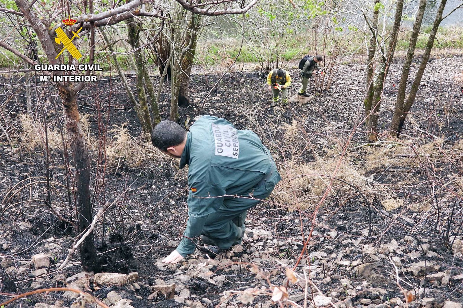 Condenado a seis meses de prisión por causar un incendio con tres focos en Los Machucos, en Arredondo