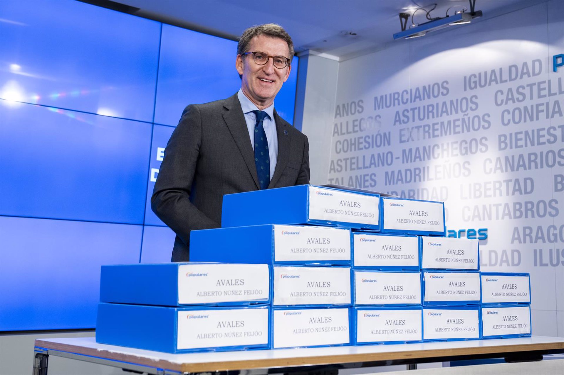 Feijóo presenta este martes sus avales para optar a la reelección como presidente del PP en el Congreso de julio