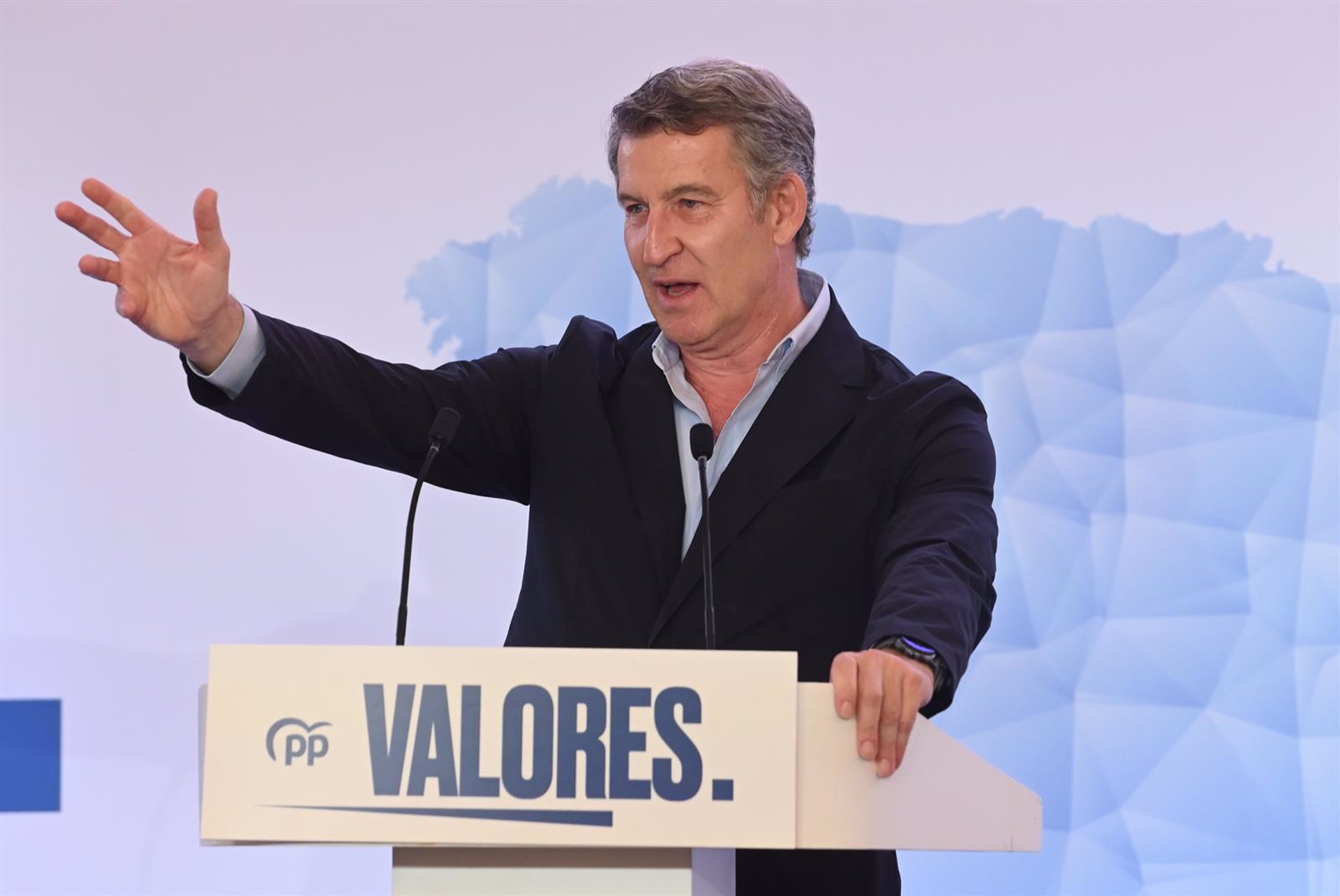 Feijóo pide «rebelarse» el 8 de junio ante la «destrucción» de Sánchez: «España nunca ha tenido un Gobierno tan débil»