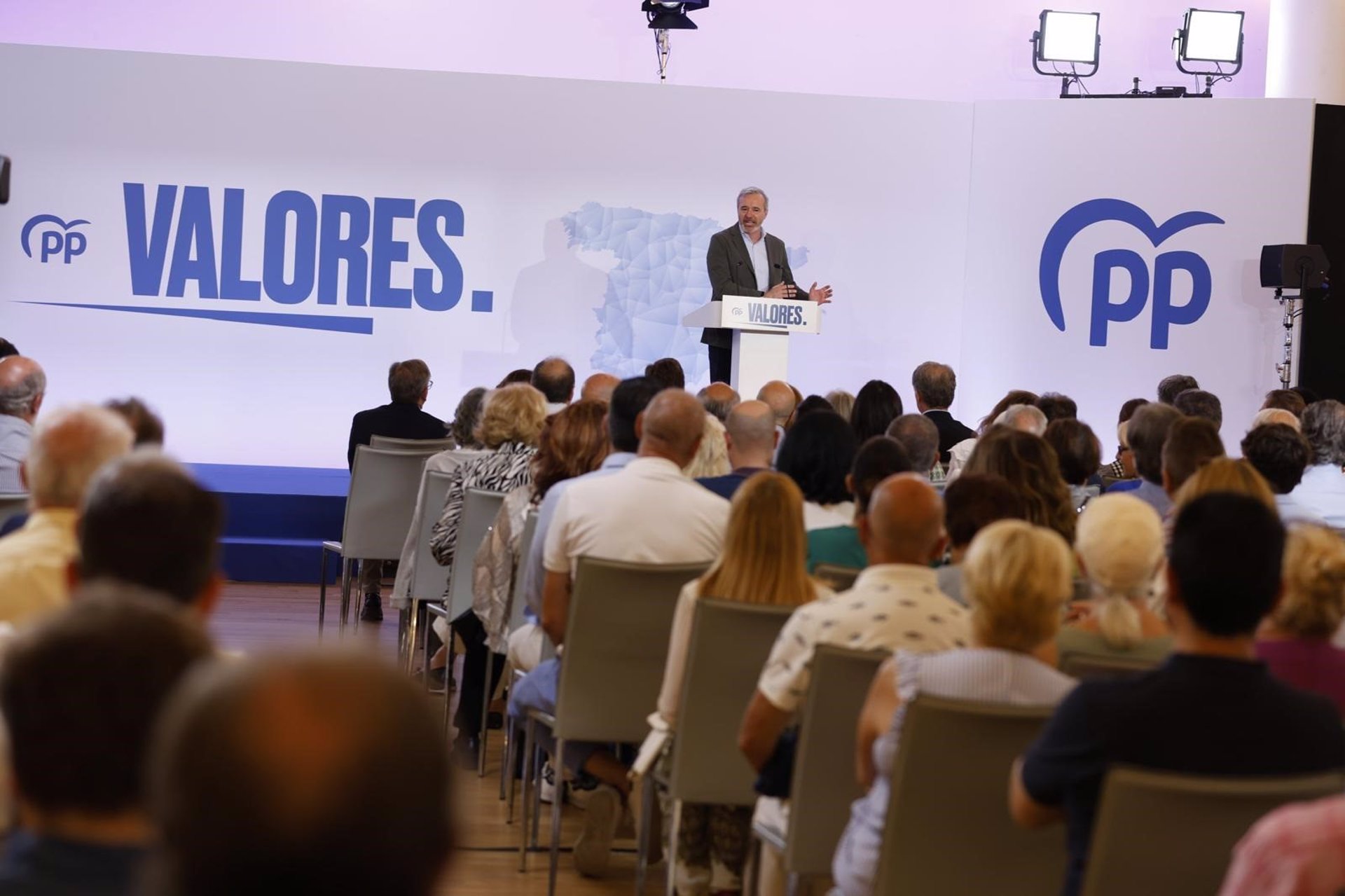 Azcón considera «extremadamente grave» que Alegría «difunda bulos con total impunidad» y cree que debería retractarse