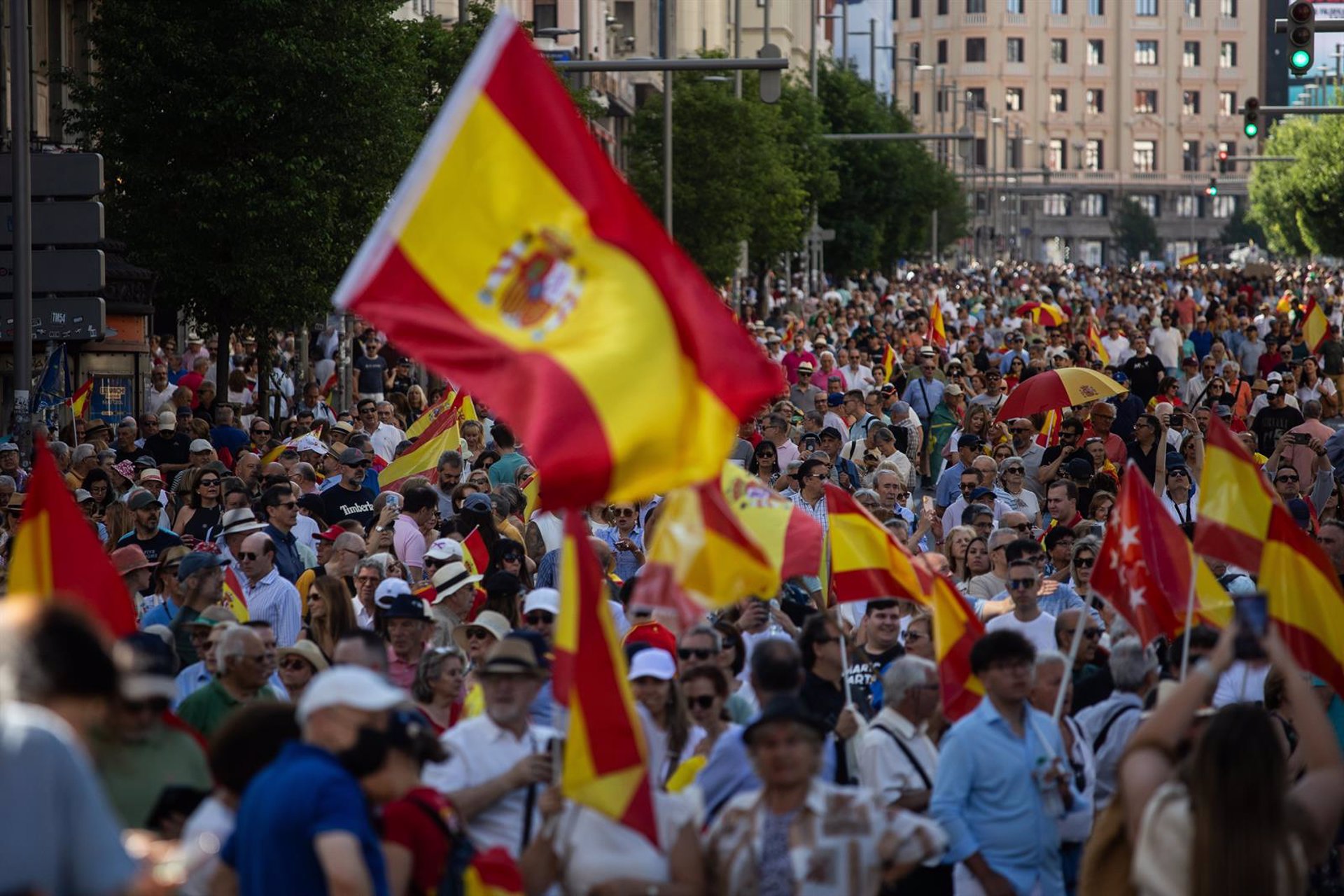 El PSOE considera que la manifestación del PP ha sido «raquítica» y califica a Feijóo de «fracaso»
