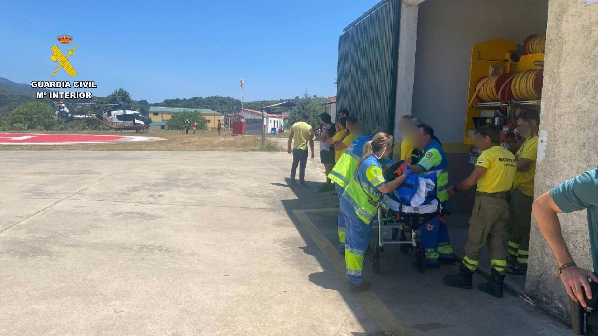 Rescatada una menor de 11 años tras resultar herida mientras practicaba barranquismo en ‘El Gargantón'(Cáceres)