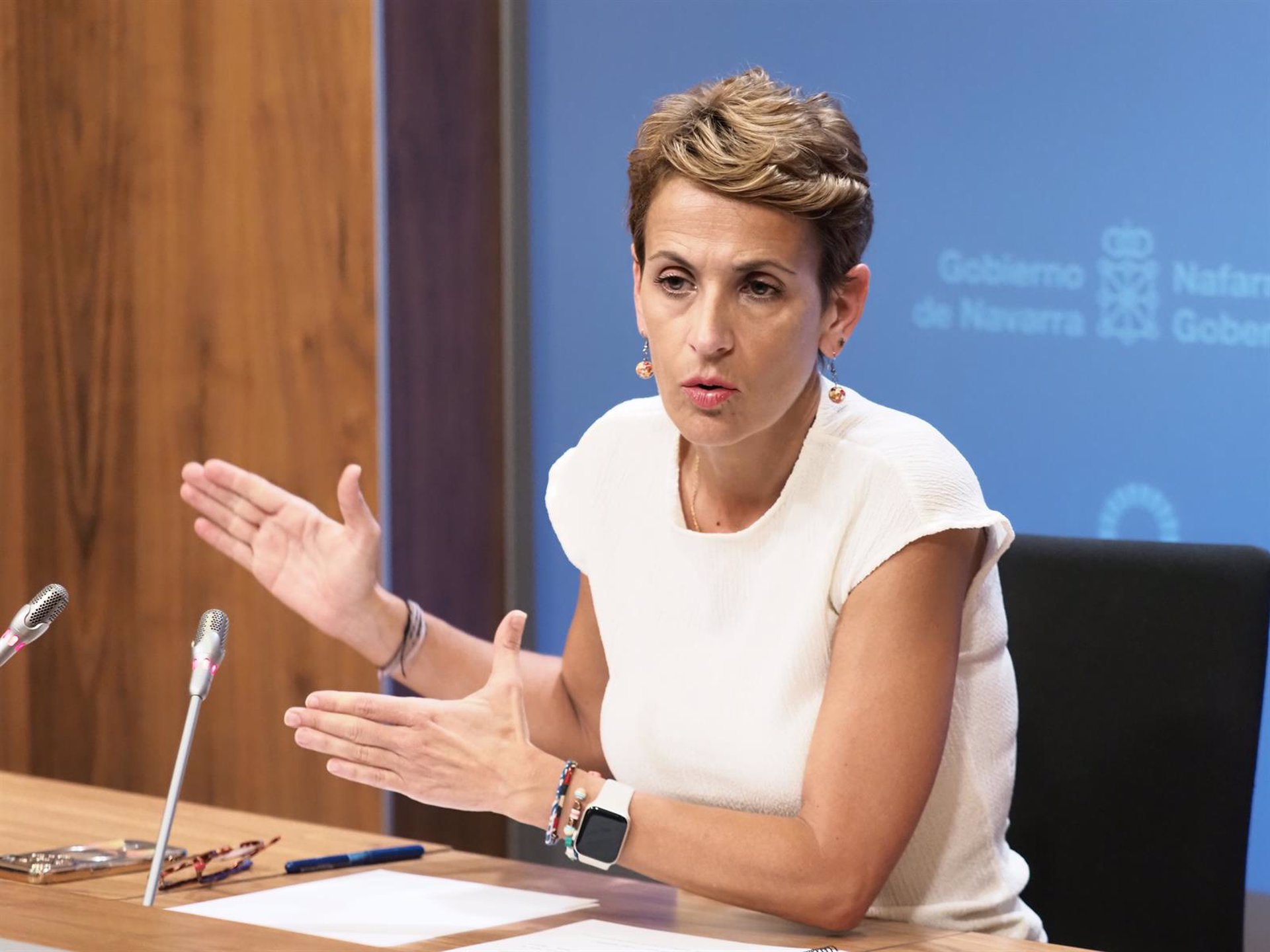 María Chivite: «Dije caiga quien caiga y estoy cumpliendo»