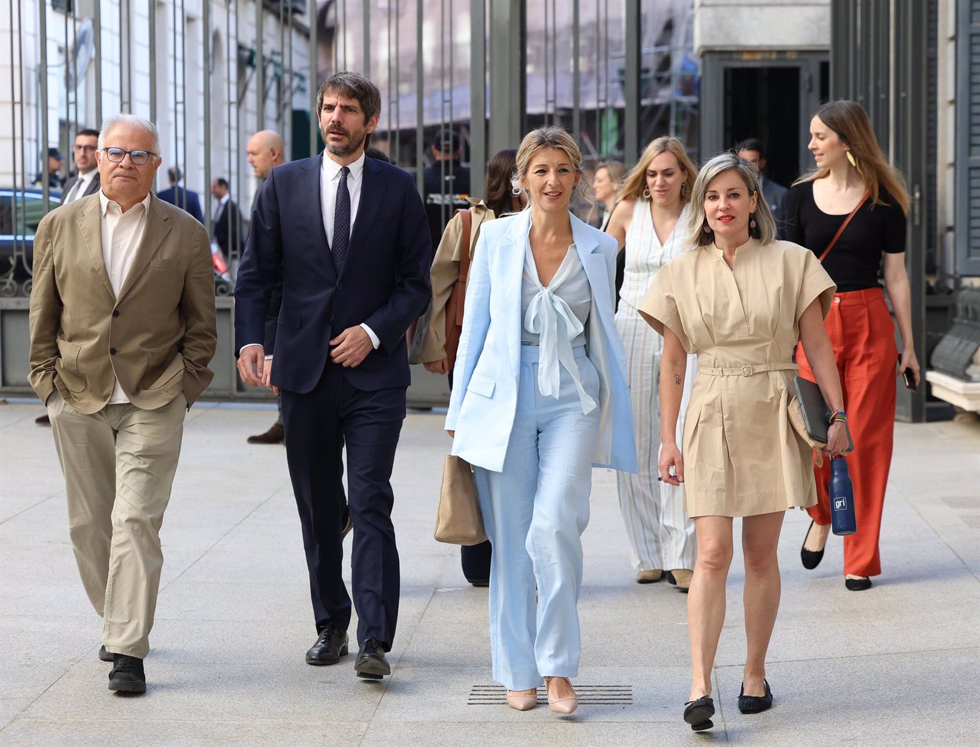 Sumar proclama que los socios descartan elecciones pero pide a Sánchez demostrar que el caso Cerdán «está bajo control»