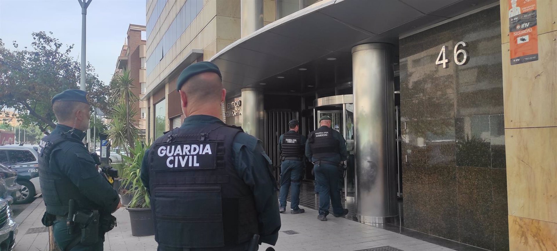 Ascienden a 17 los detenidos por la Guardia Civil y otras provincias contra blanqueo de capitales
