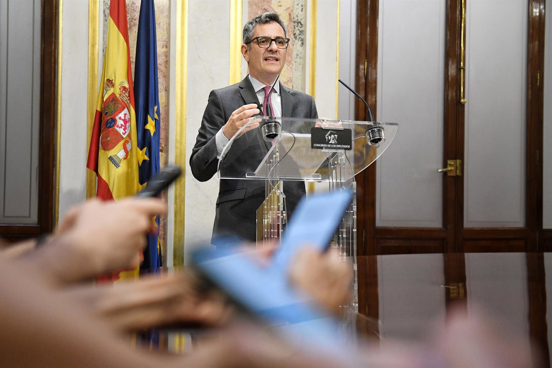 Bolaños confía en la resolución justa del TS sobre el escrito de Peinado, «que no se sostiene y tiene errores de bulto»