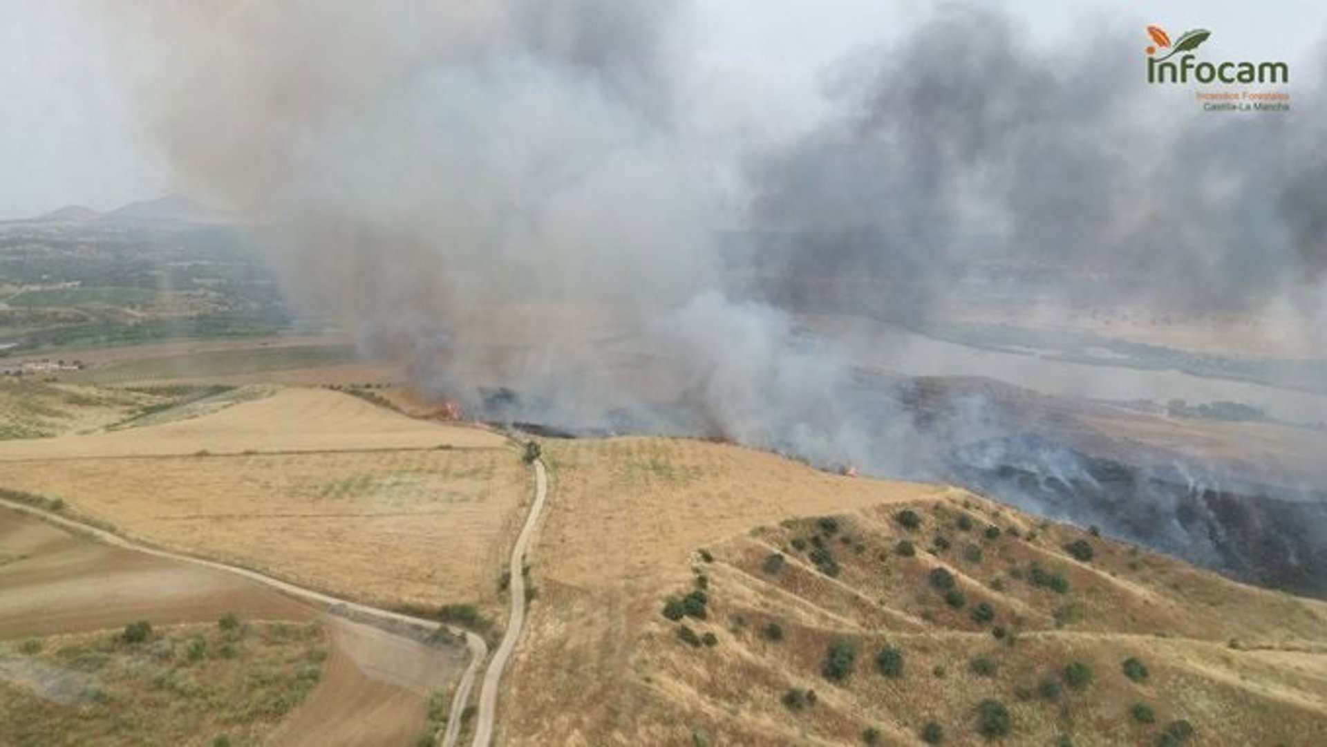 El incendio en Barrancas de Burujón se originó por una cosechadora y afectó a 480 hectáreas, 130 en el parque natural