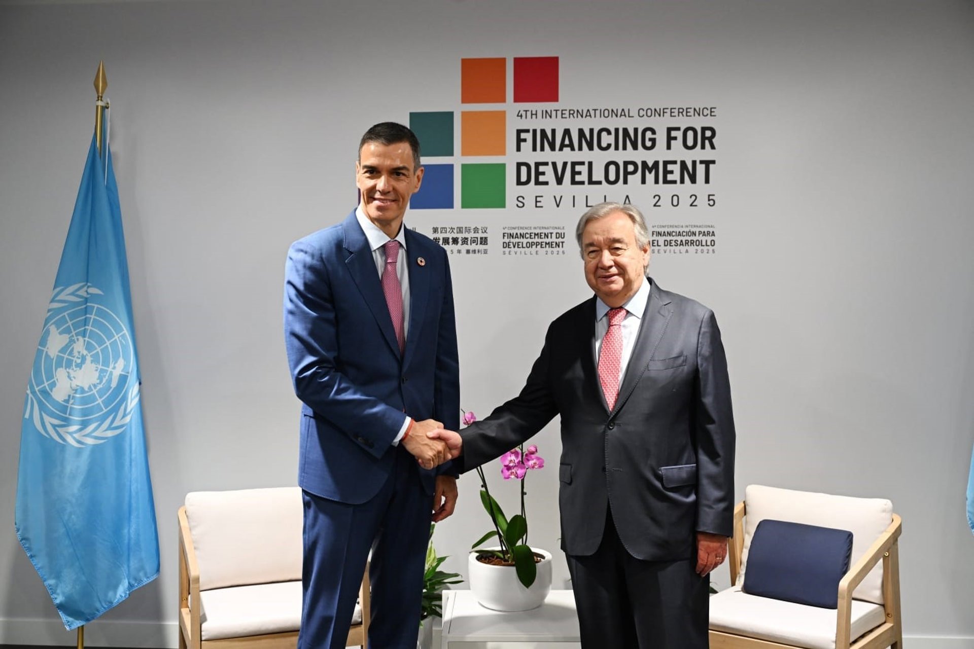Guterres reconoce a Sánchez como el que más defiende el sistema multilateral, según Moncloa