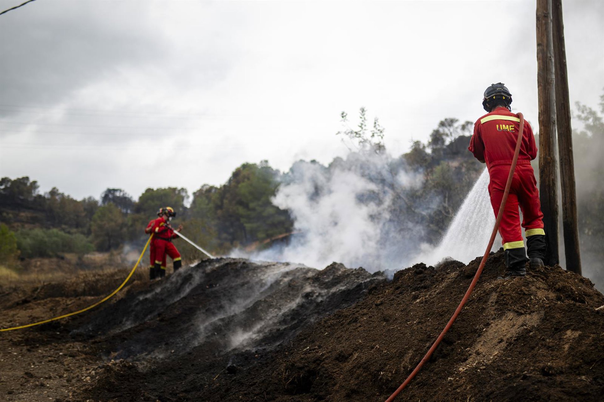 Los Bombers dan por controlado el incendio de Paüls (Tarragona) que ha quemado 3.321 hectáreas