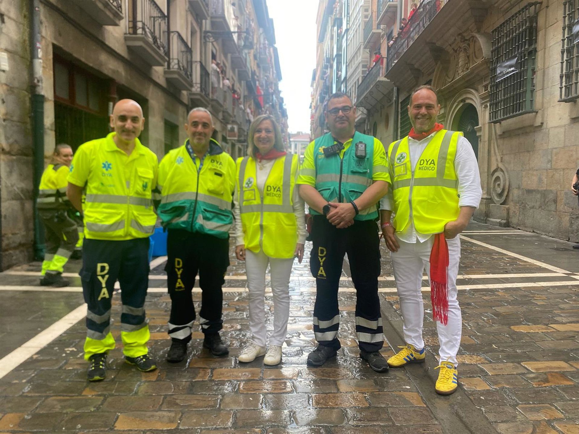 DYA Navarra atiende a 97 personas en la sexta jornada de los Sanfermines