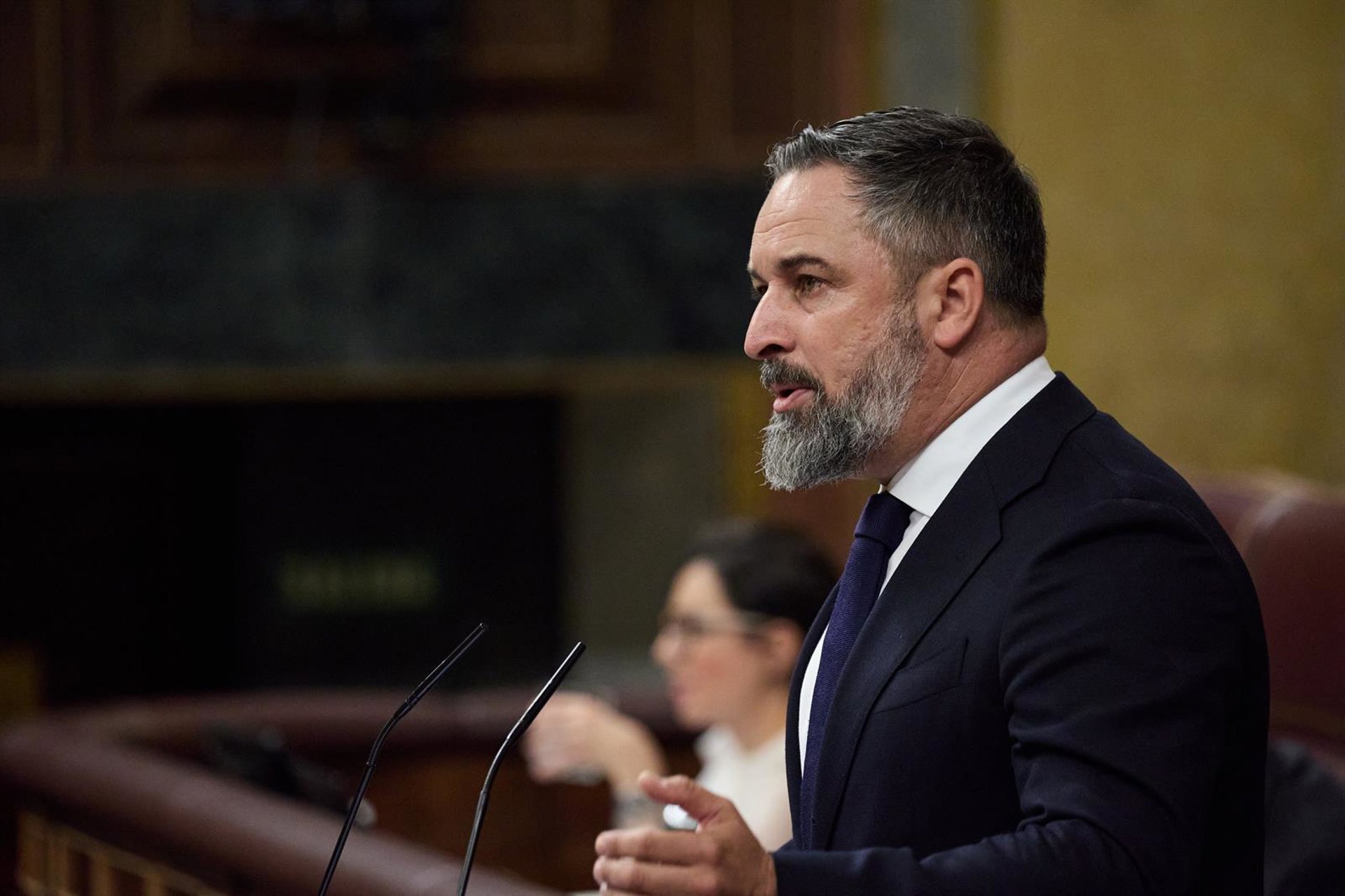 Abascal carga contra el PP por dar otro «balón de oxígeno» al PSOE tras «falsear» Noelia Núñez su currículum