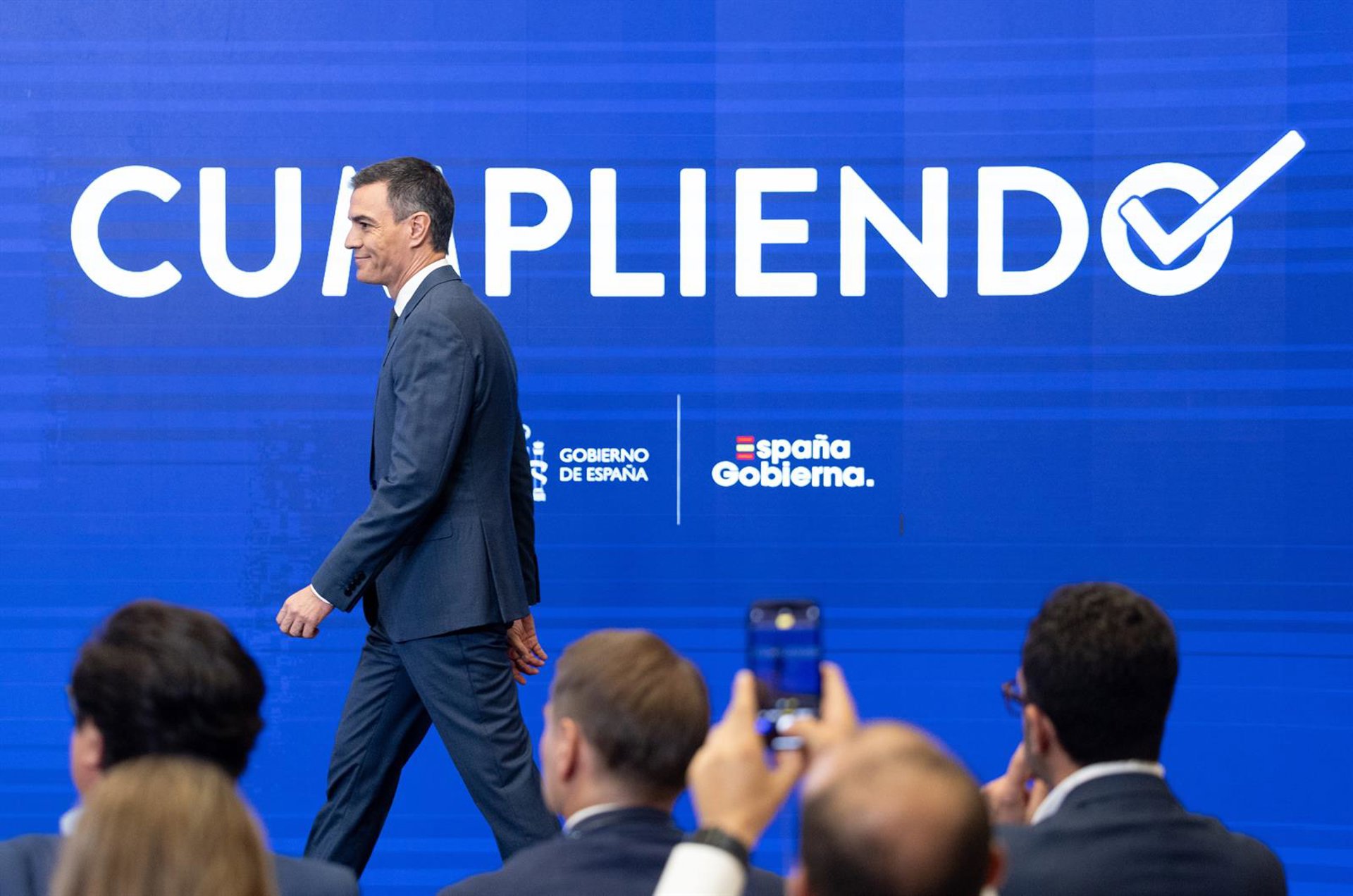 Sánchez hace balance del curso político este lunes desde la Moncloa