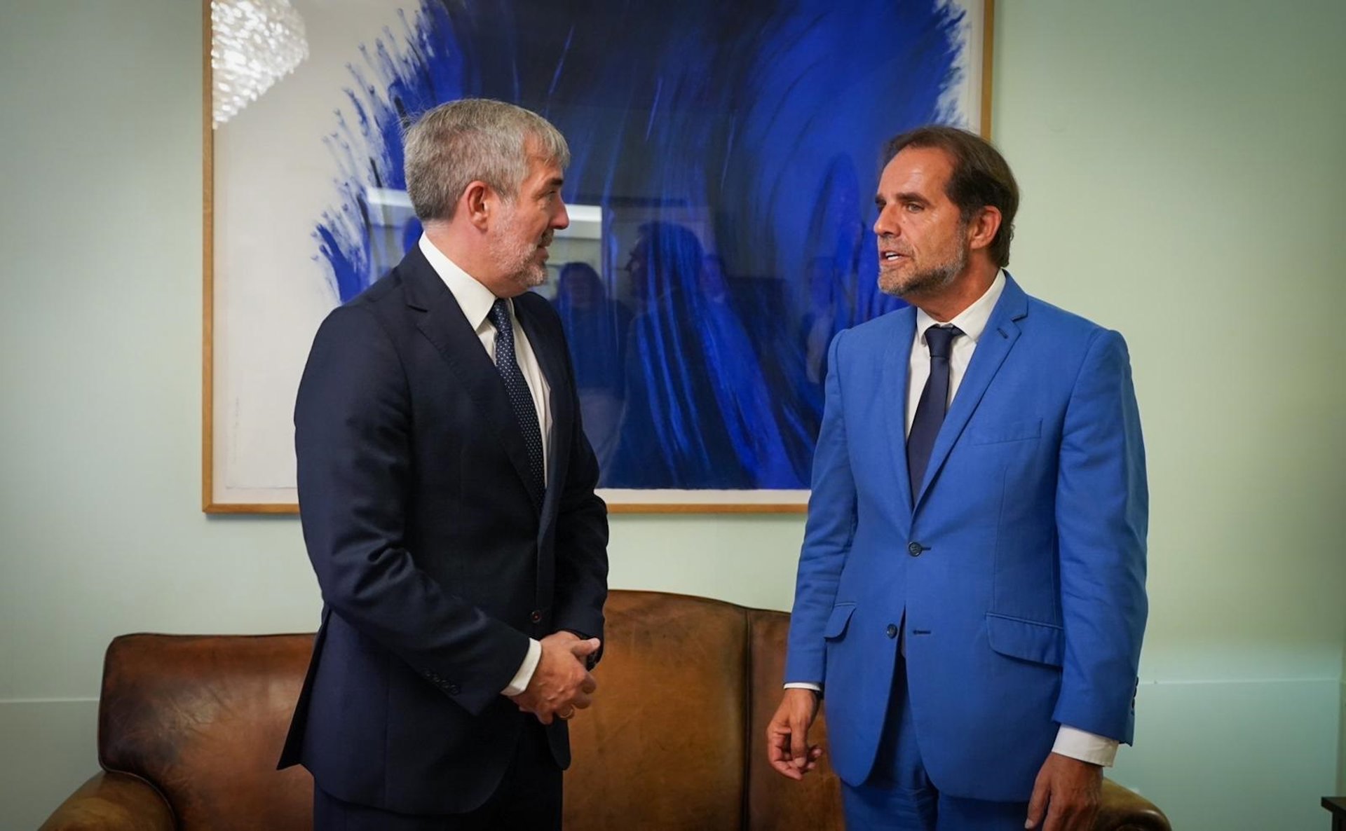 Clavijo cree «crucial» que las RUP y sus Estados «luchen juntos en defensa» de sus estatus específicos en la UE
