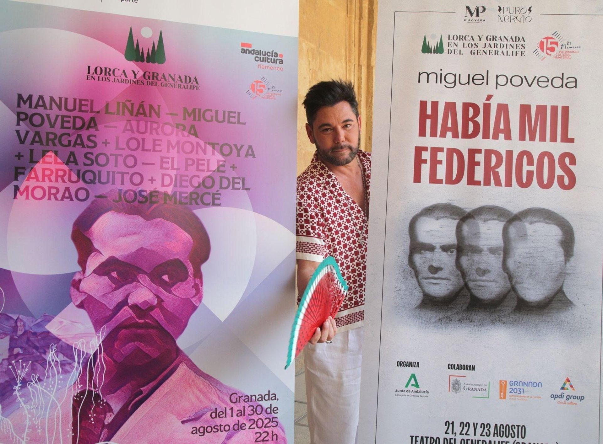 Miguel Poveda reivindica el «carácter infinito» de Lorca en su estreno para el ciclo ‘Lorca y Granada’