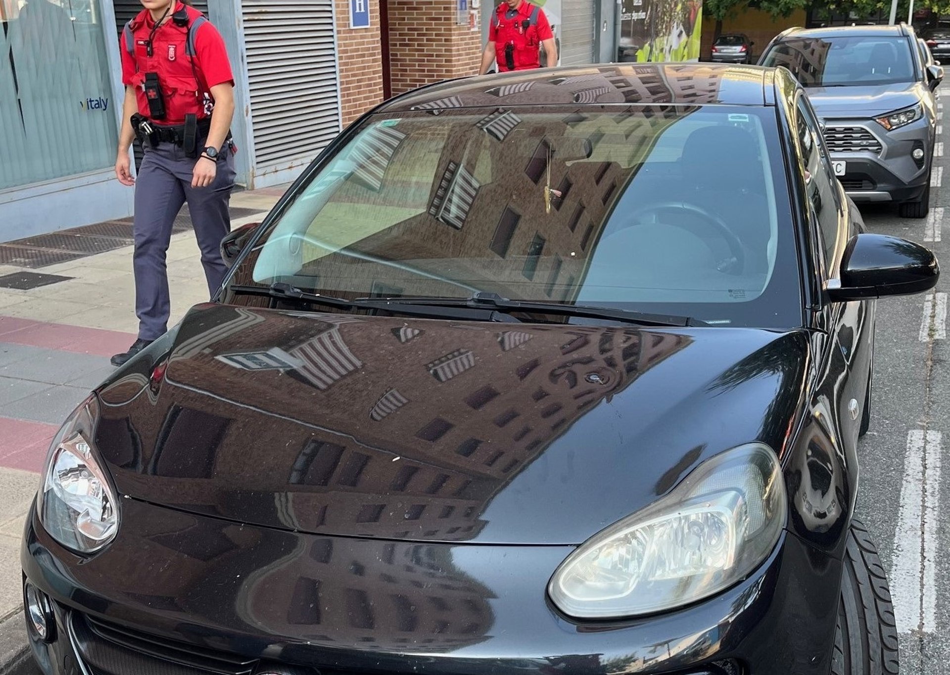 Cuatro detenidos en Estella por propinar una paliza a un conductor tras un incidente de tráfico