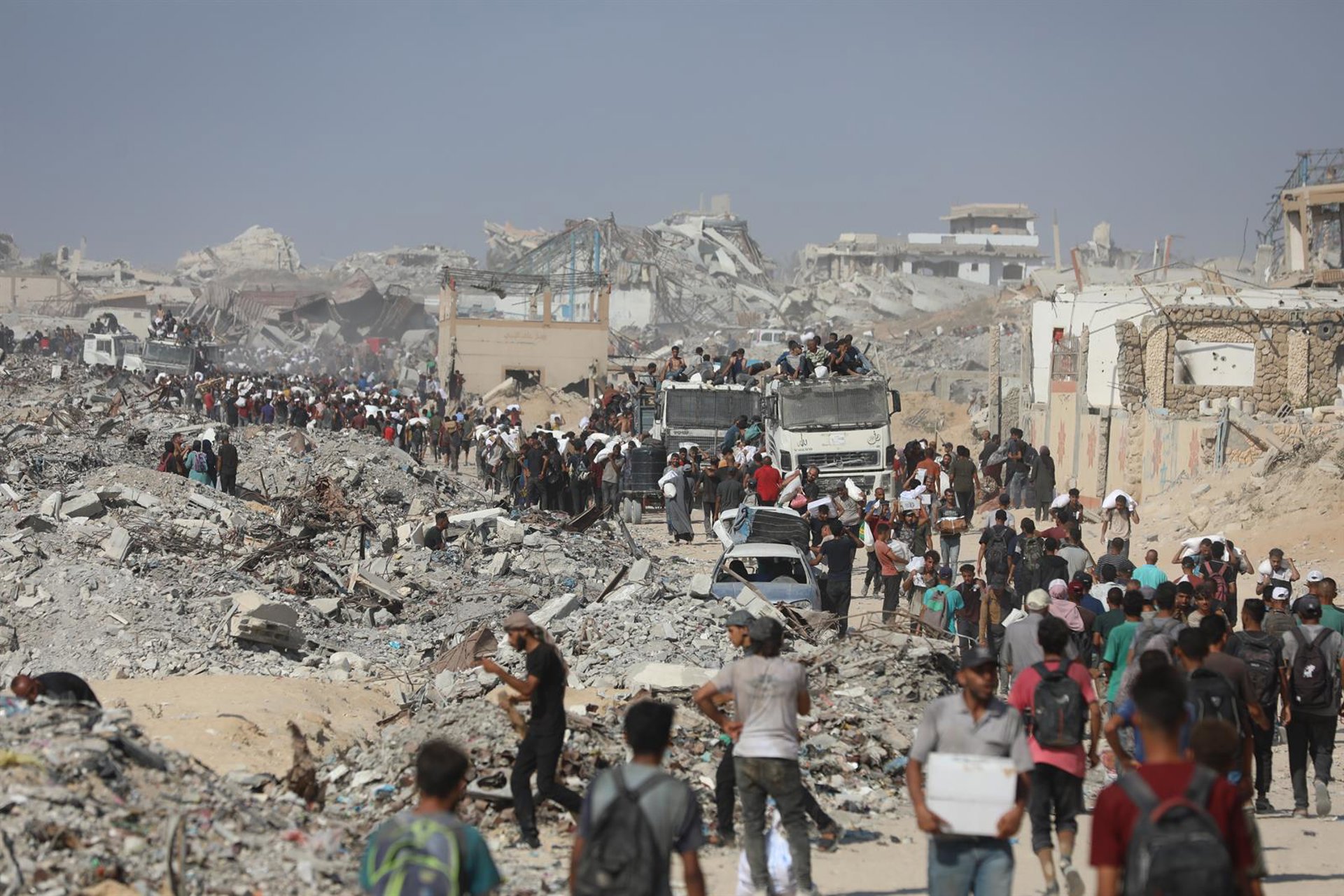 España respalda la propuesta de Macron para una misión de la ONU en Gaza