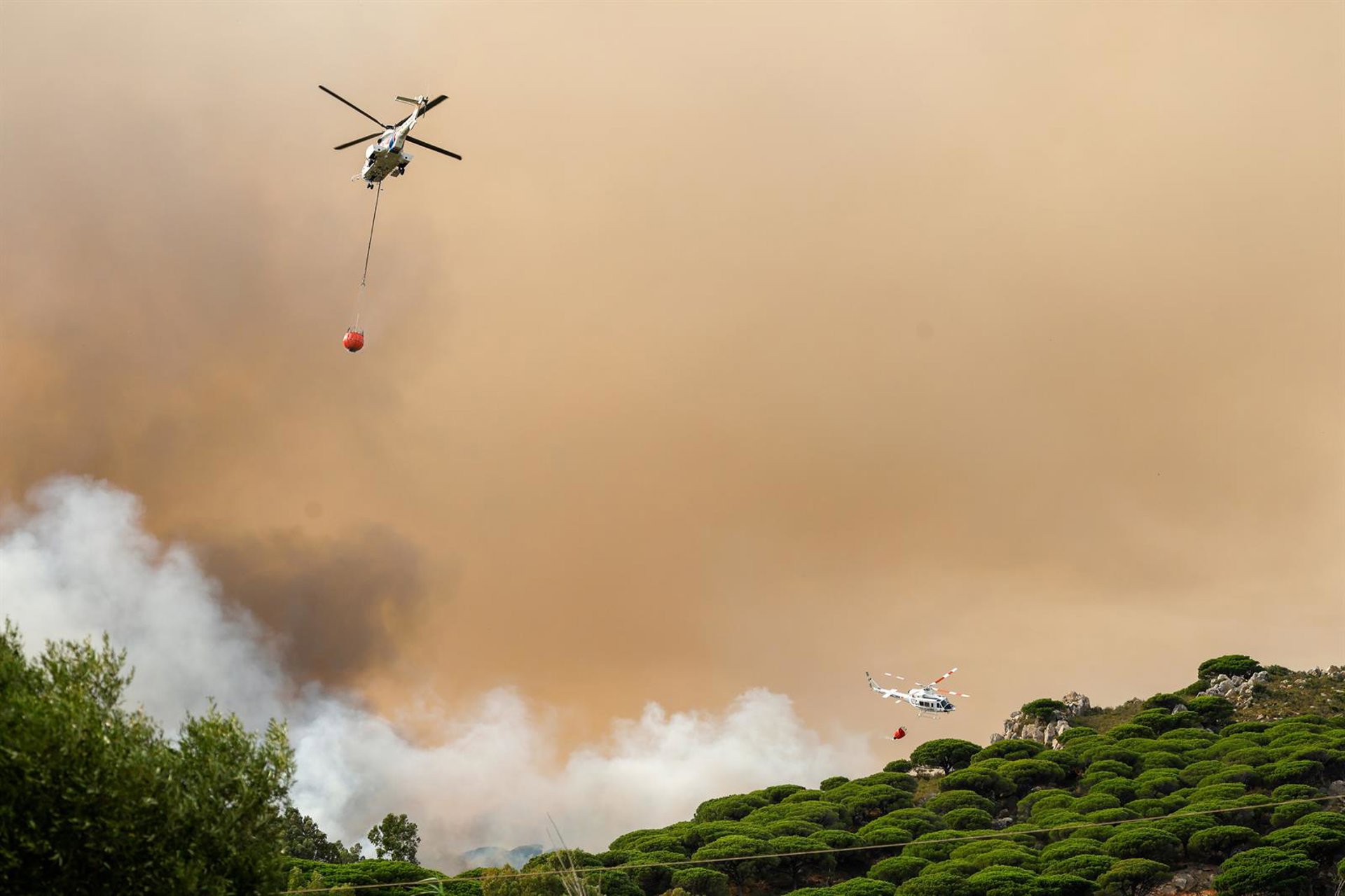 El Gobierno asegura que hay 56 aeronaves para la campaña contra incendios y acusa al PP de trasladar «información falsa»