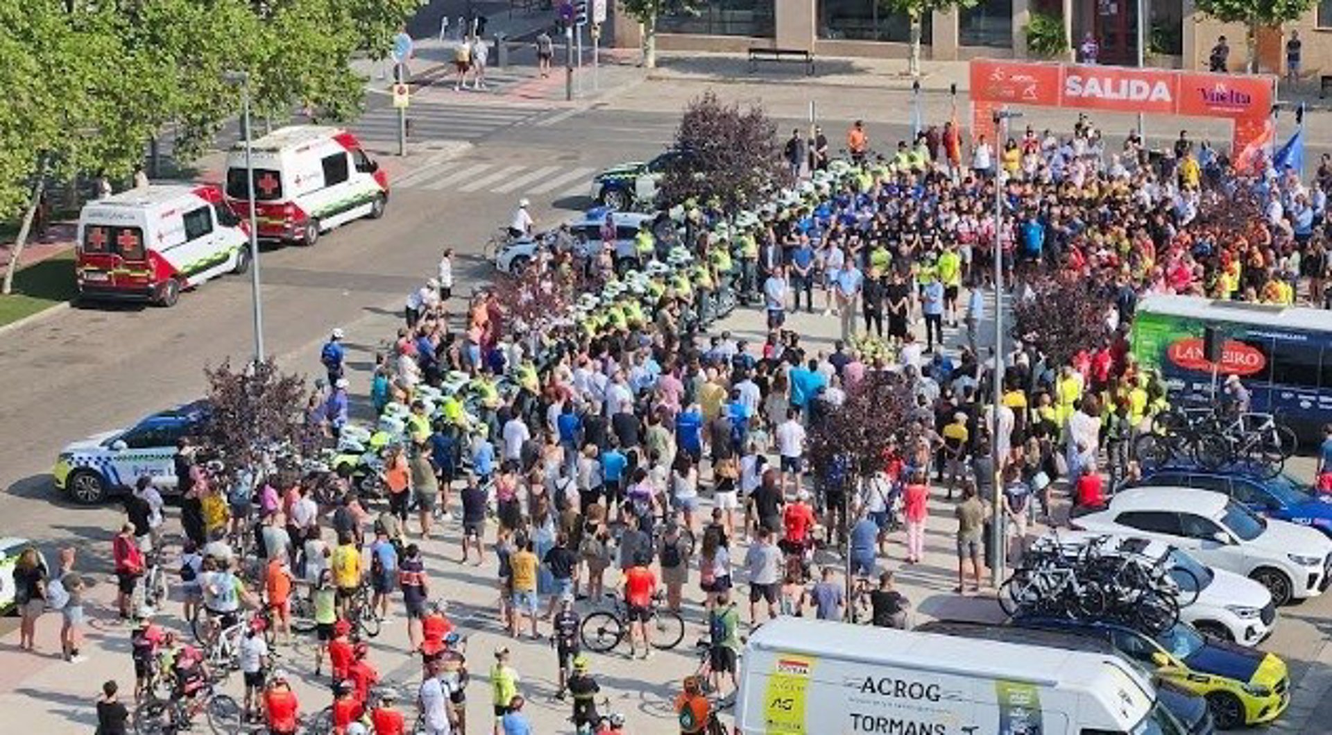 Cientos de personas homenajean este domingo a Iván Meléndez, fallecido en la Vuelta Junior a la Ribera del Duero