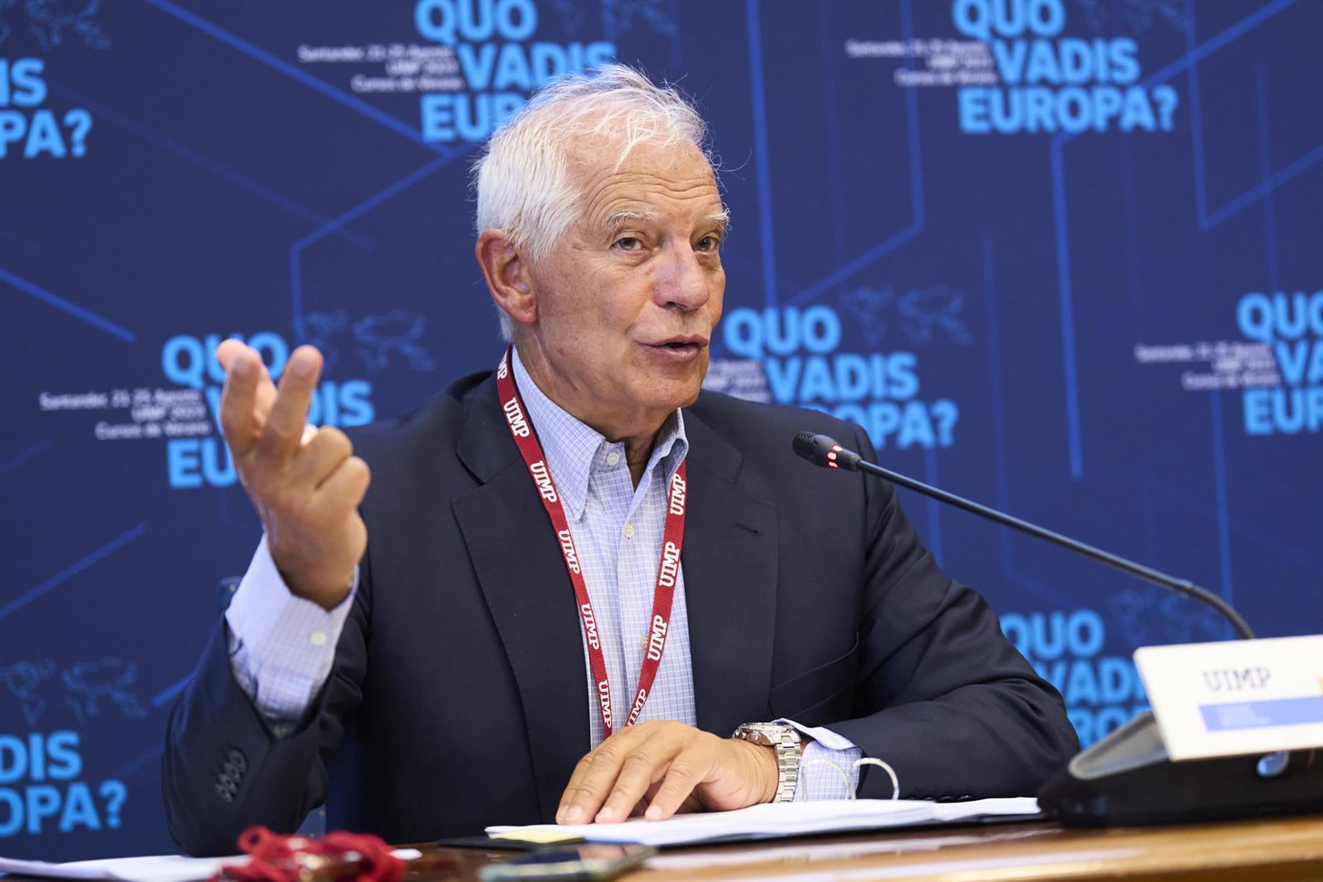 Borrell aboga por actuar judicialmente para que Europa «haga lo que tiene que hacer» ante la «masacre» de Gaza