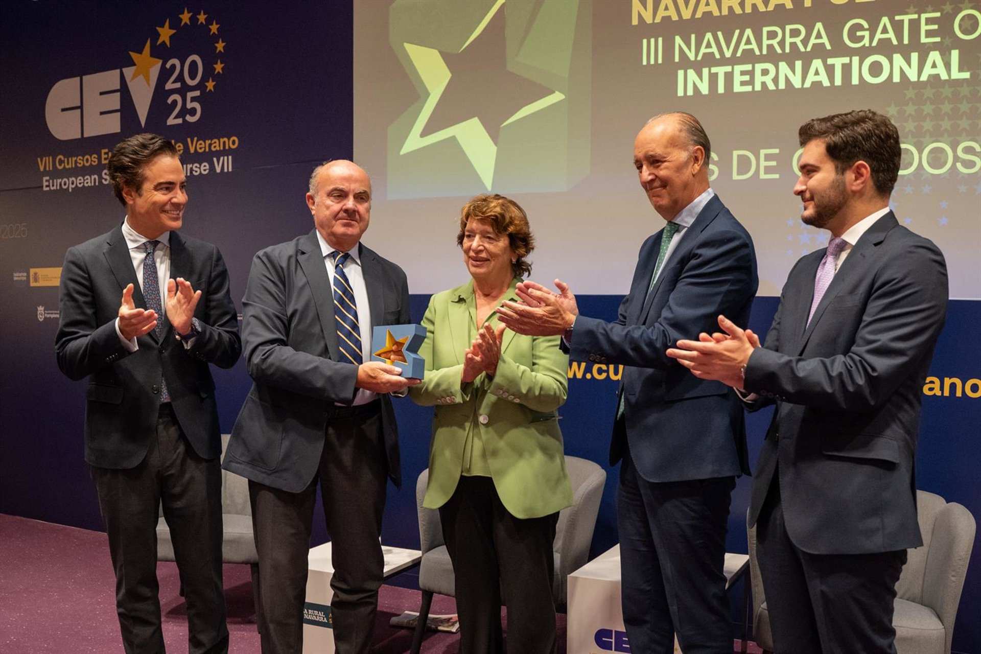 Guindos afirma que el acuerdo arancelario EEUU-UE es «el mejor posible» y ha evitado la «recesión» en Europa