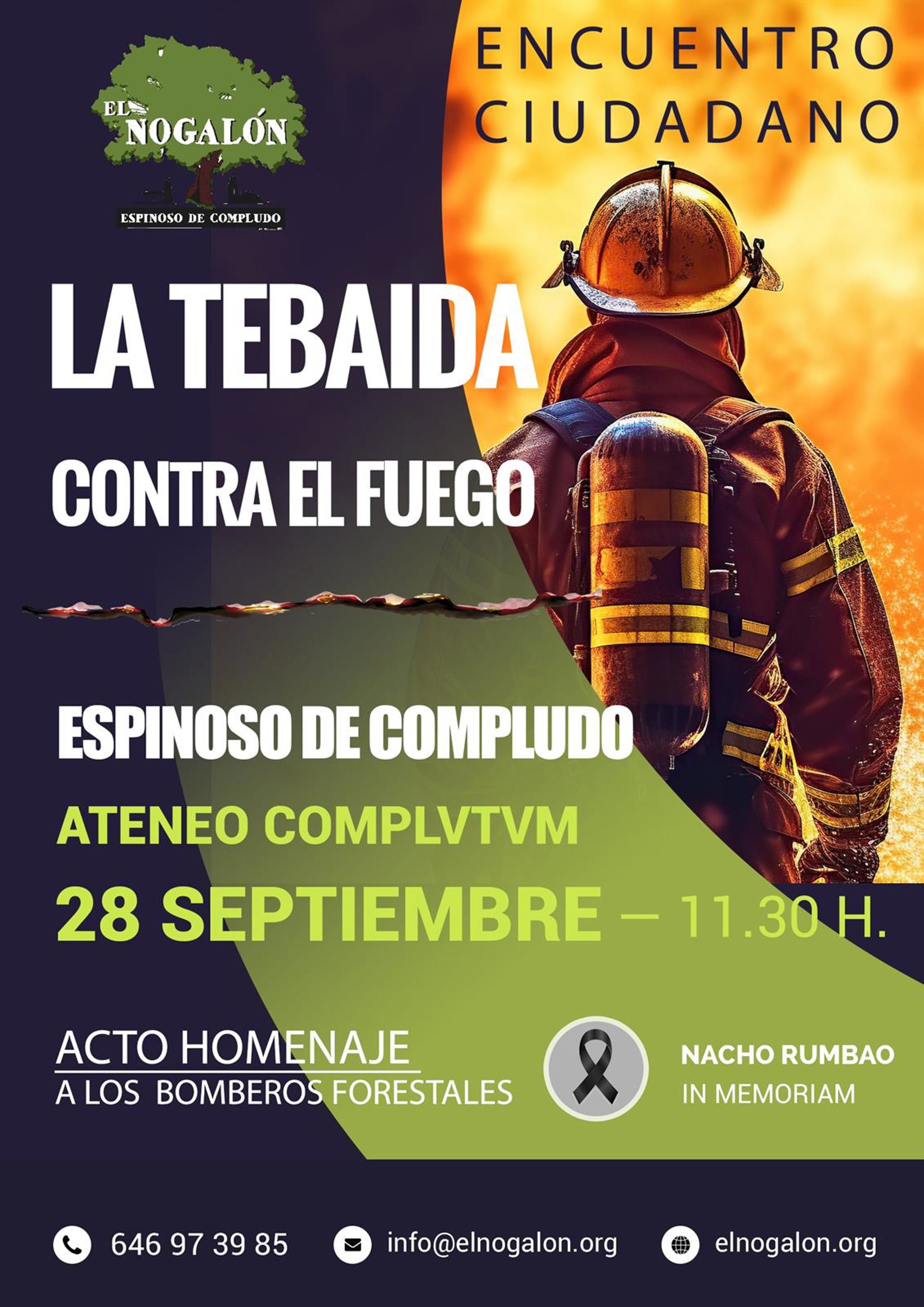Puebos de la Tebaida, en León, homenajearán el 28 de septiembre al brigadista fallecido en el incendio de Espinoso