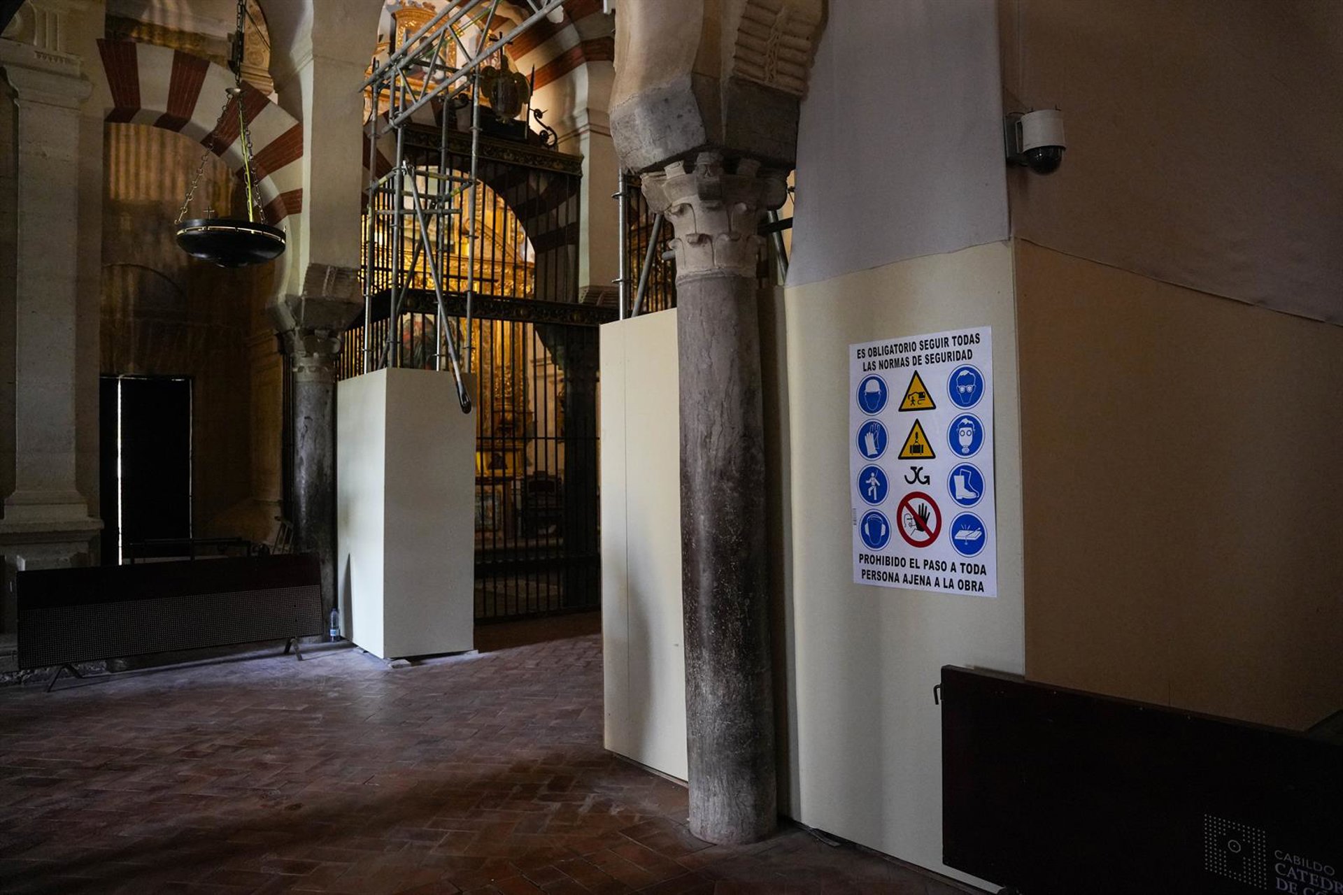 El informe policial concluye que el incendio de la Mezquita es accidental y con foco en la barredora eléctrica