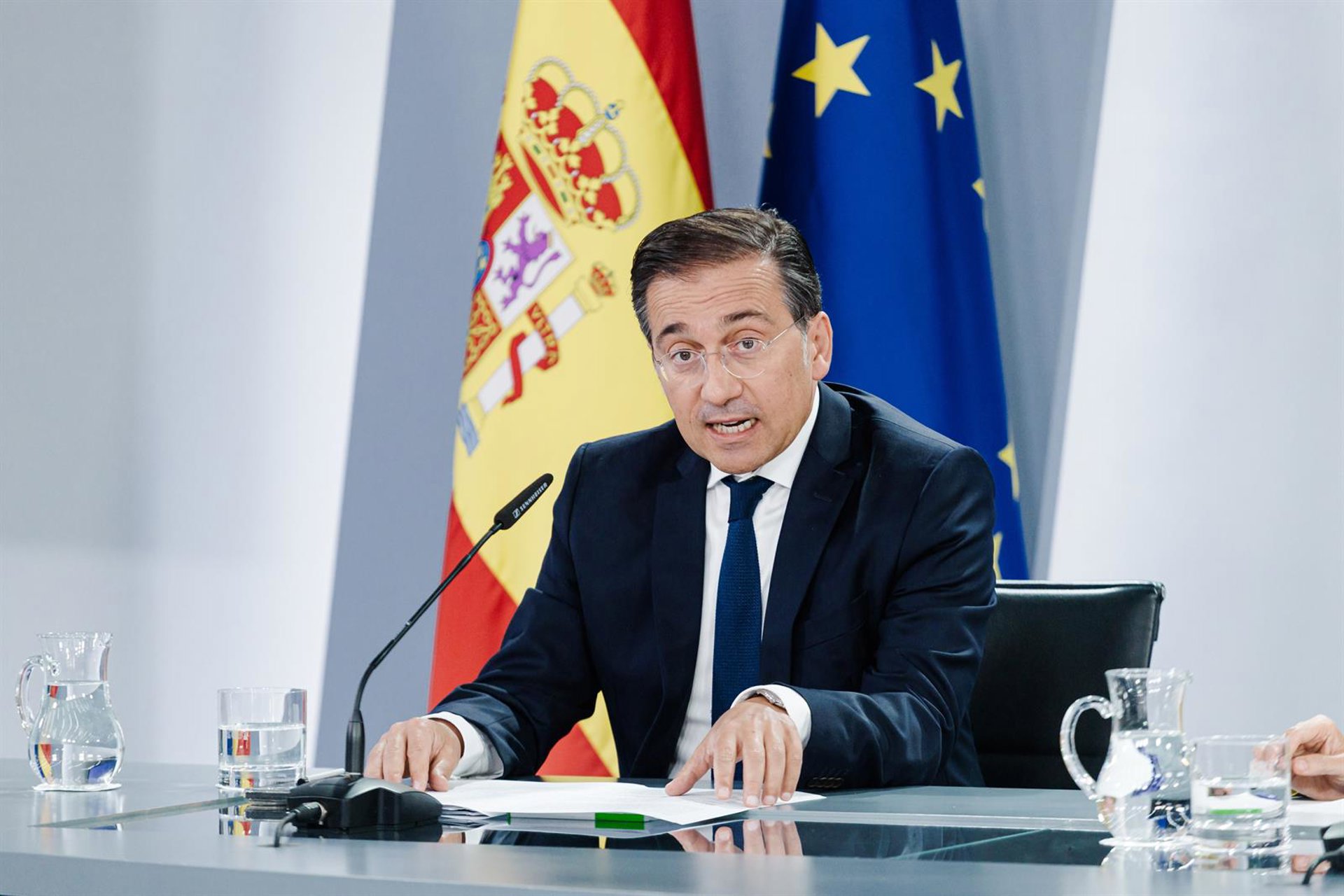 Albares descarta un posible choque con EEUU por las medidas contra Israel y defiende que «es una decisión soberana»