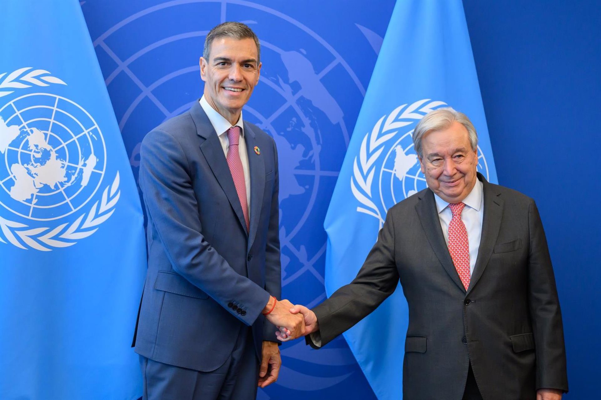 Sánchez reafirma ante Guterres el papel de España como «pilar del multilateralismo»