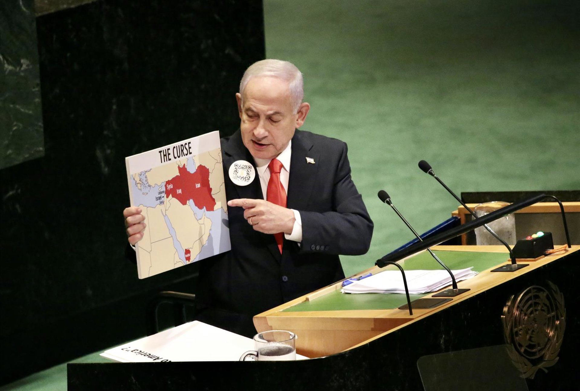 España se ausenta durante el discurso de Netanyahu ante la ONU en el que refuta un genocidio en Gaza