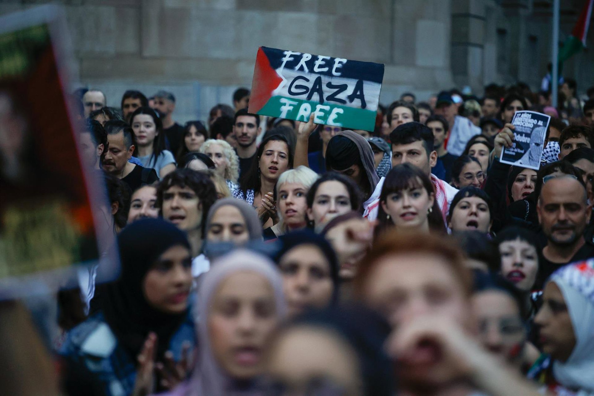 Dos ministras de Sumar y dirigentes de la izquierda alternativa se vuelcan este sábado con las manifestaciones por Gaza