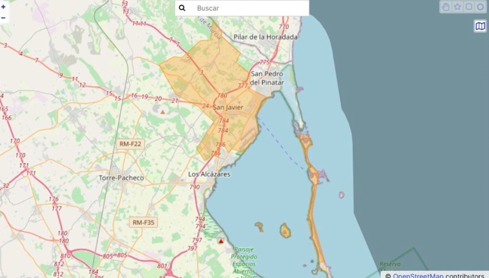 Emergencias envía otra alerta de ‘Es-Alert’ por «riesgo de desbordamiento» en San Javier